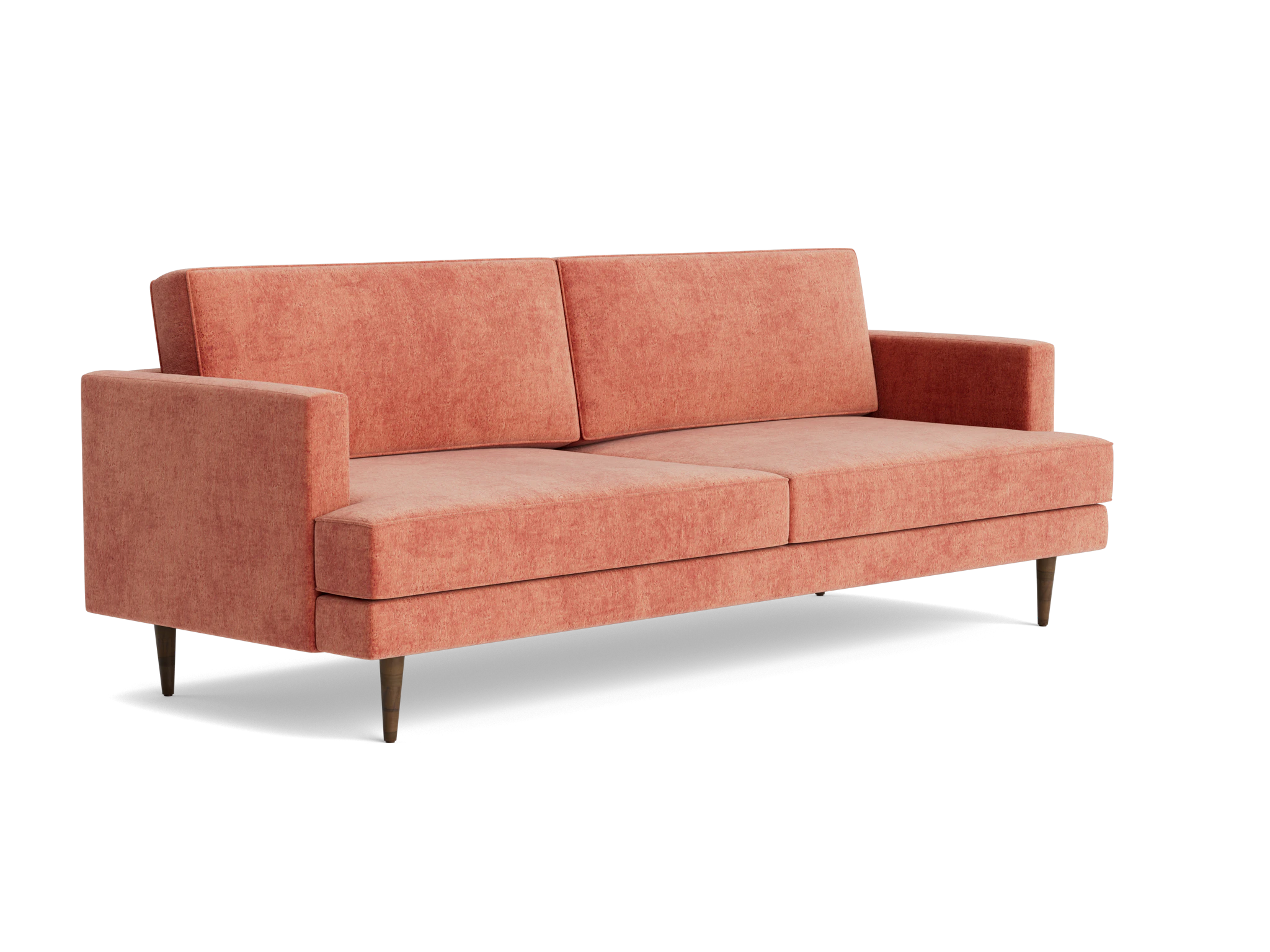 preston 86%22 sofa plush terra rose