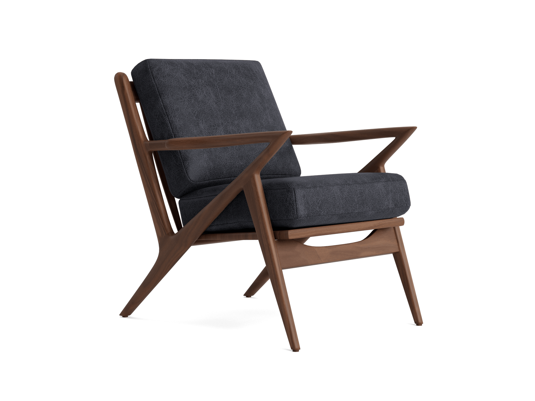 soto leather chair caprieze denim