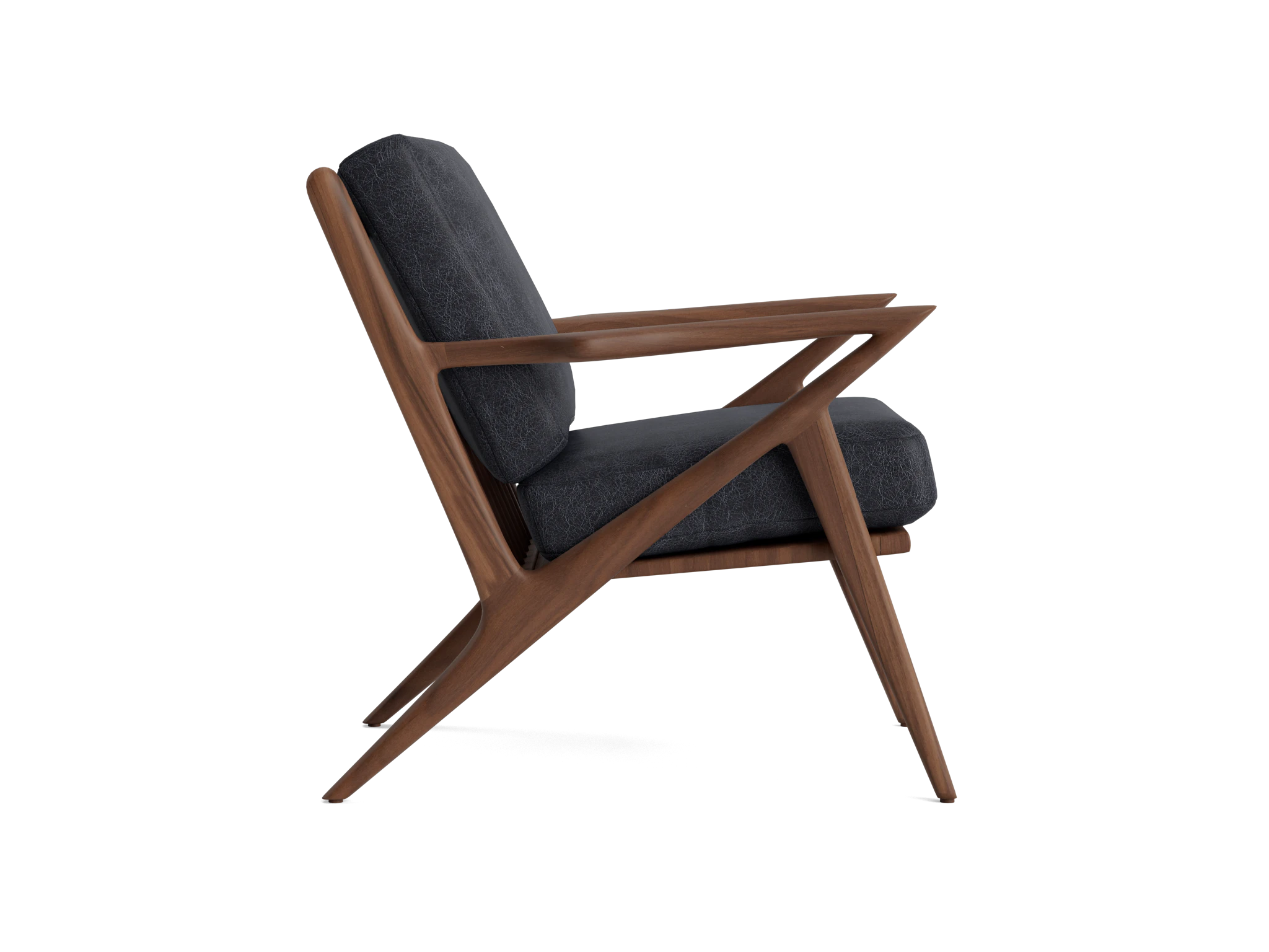 soto leather chair caprieze denim