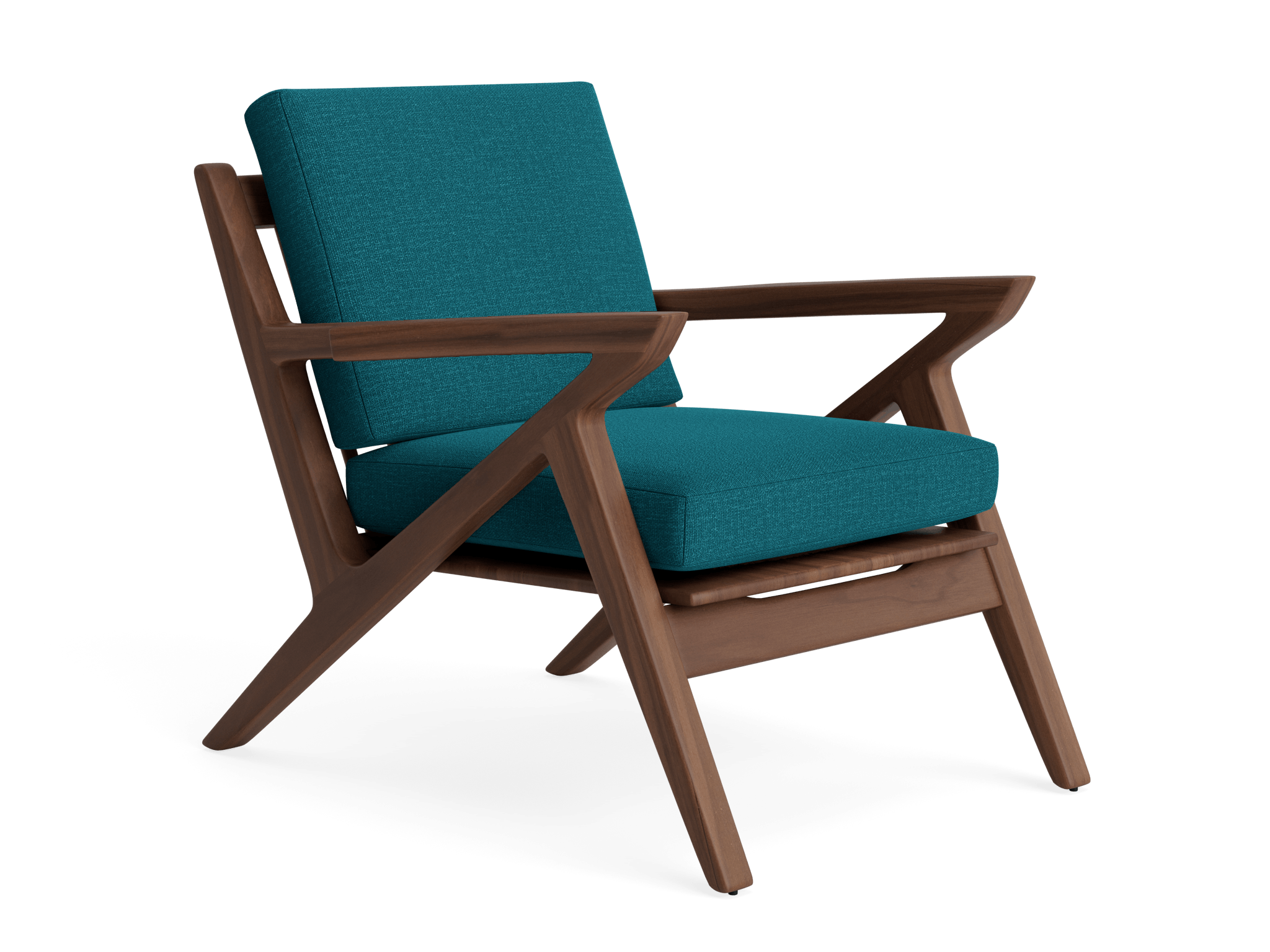 soto concave arm chair key largo zenith teal