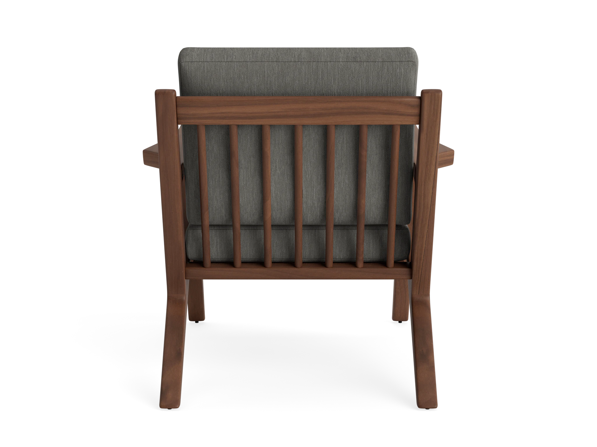 soto concave arm chair bentley pewter