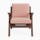 soto concave arm chair royale blush