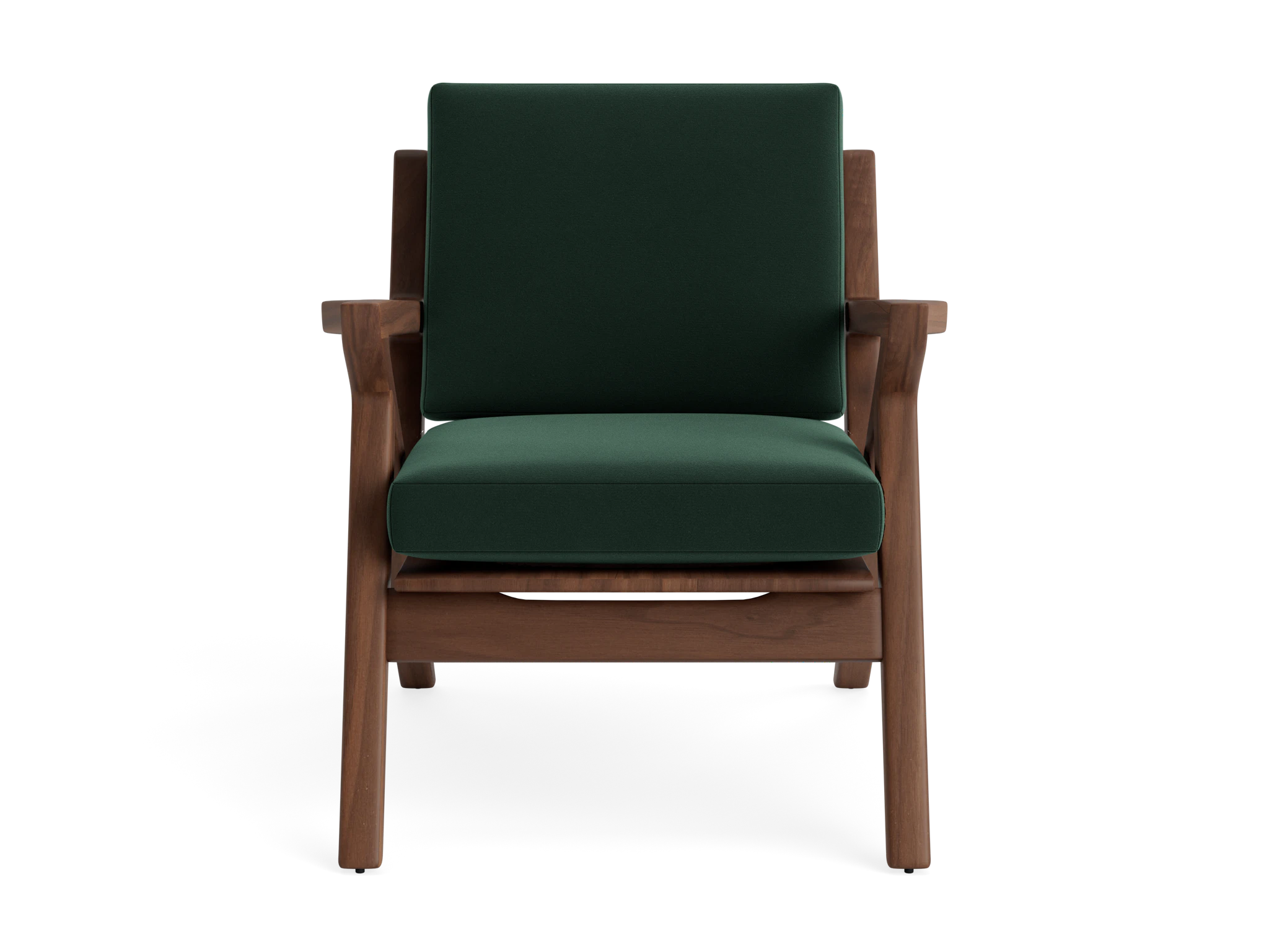 soto concave arm chair royale evergreen