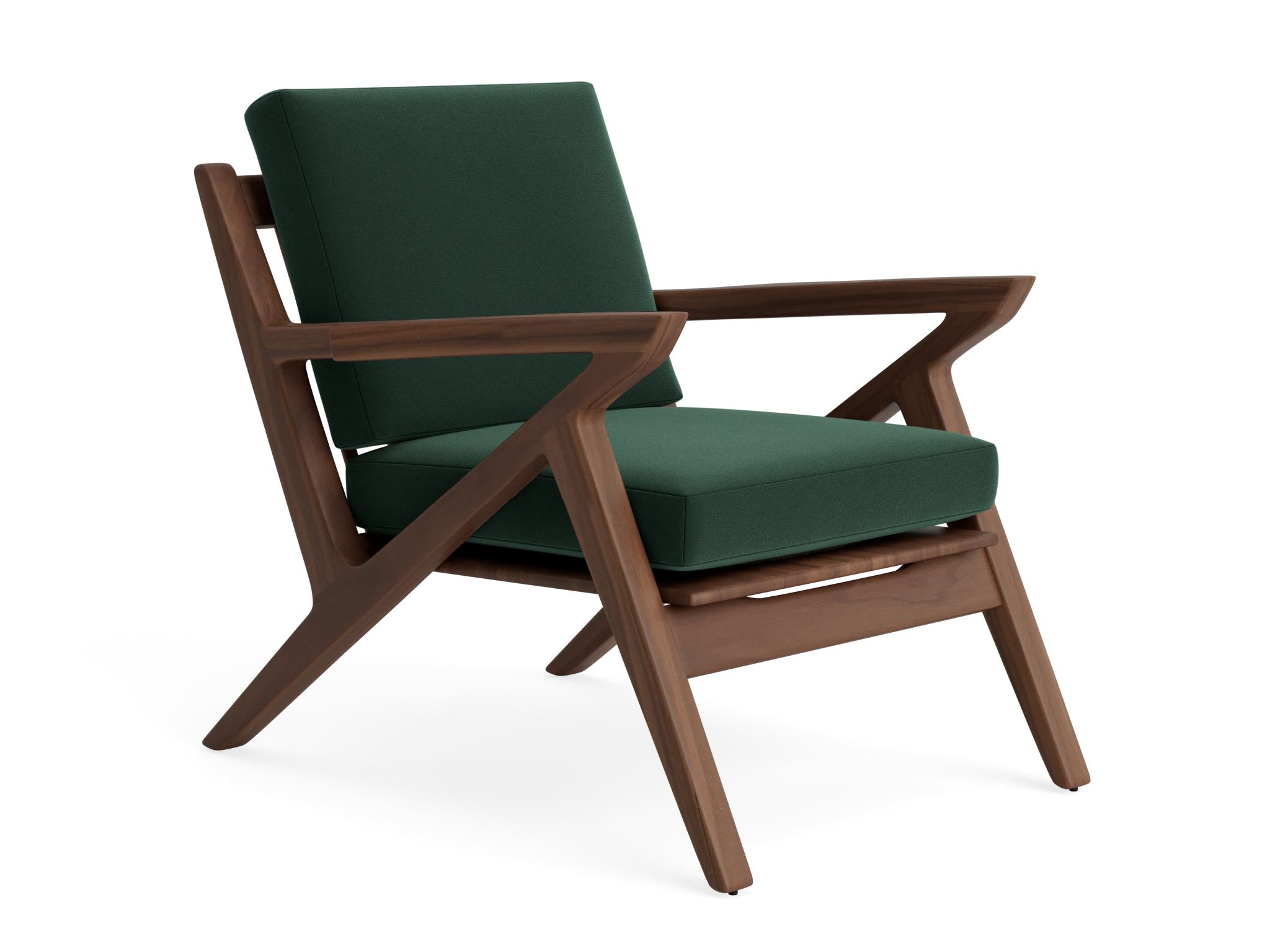 soto concave arm chair royale evergreen
