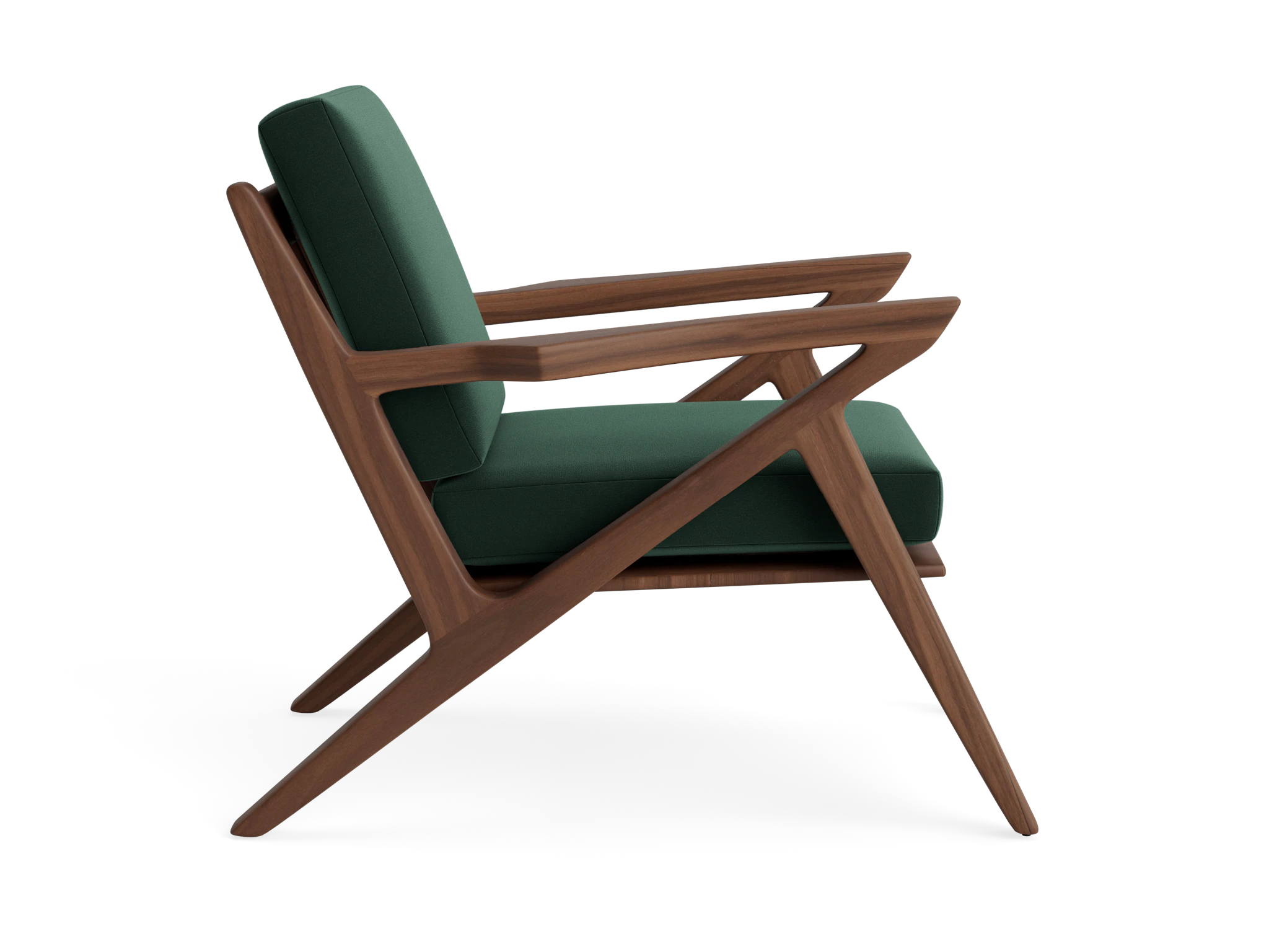soto concave arm chair royale evergreen