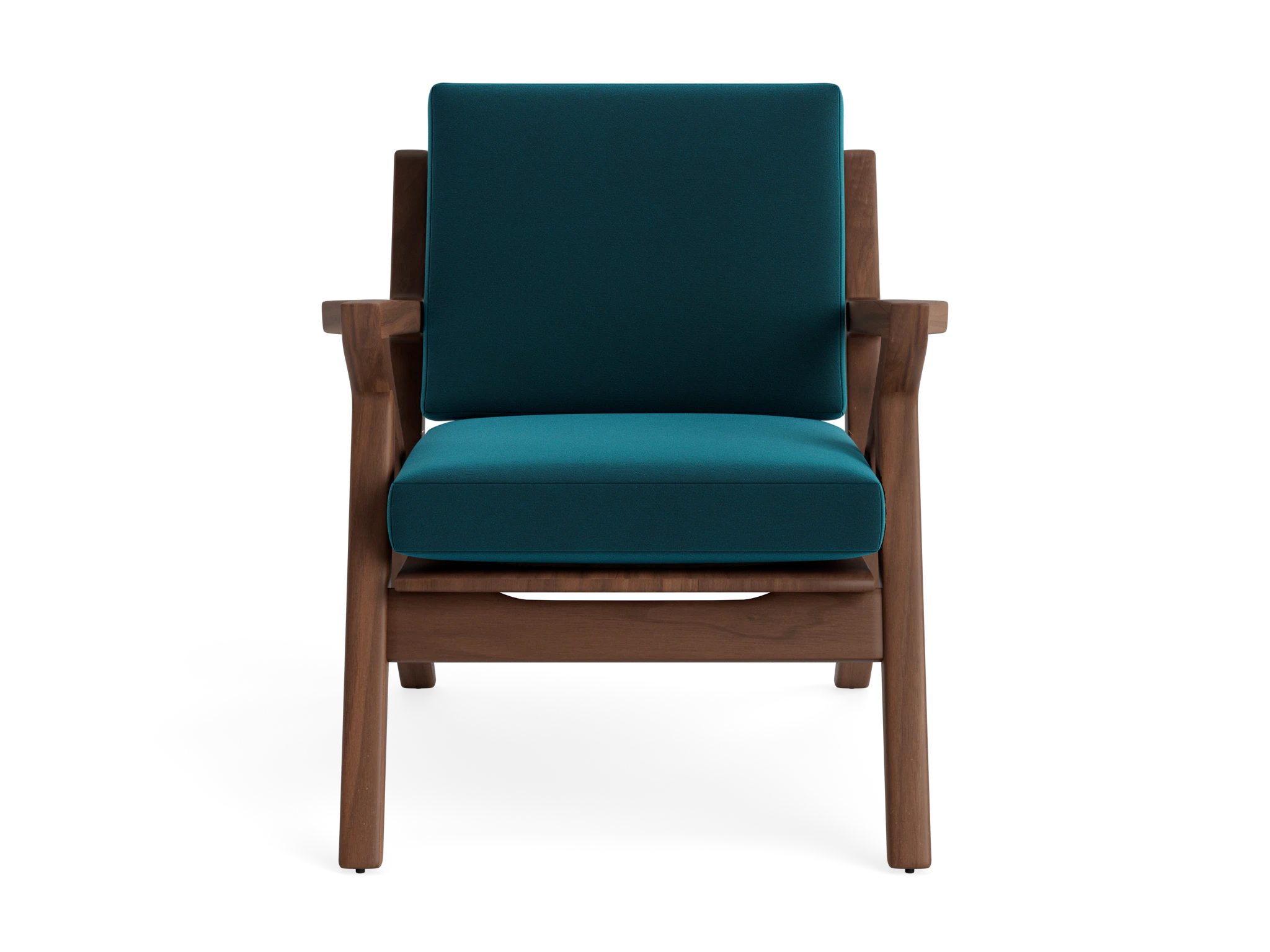 soto concave arm chair royale peacock
