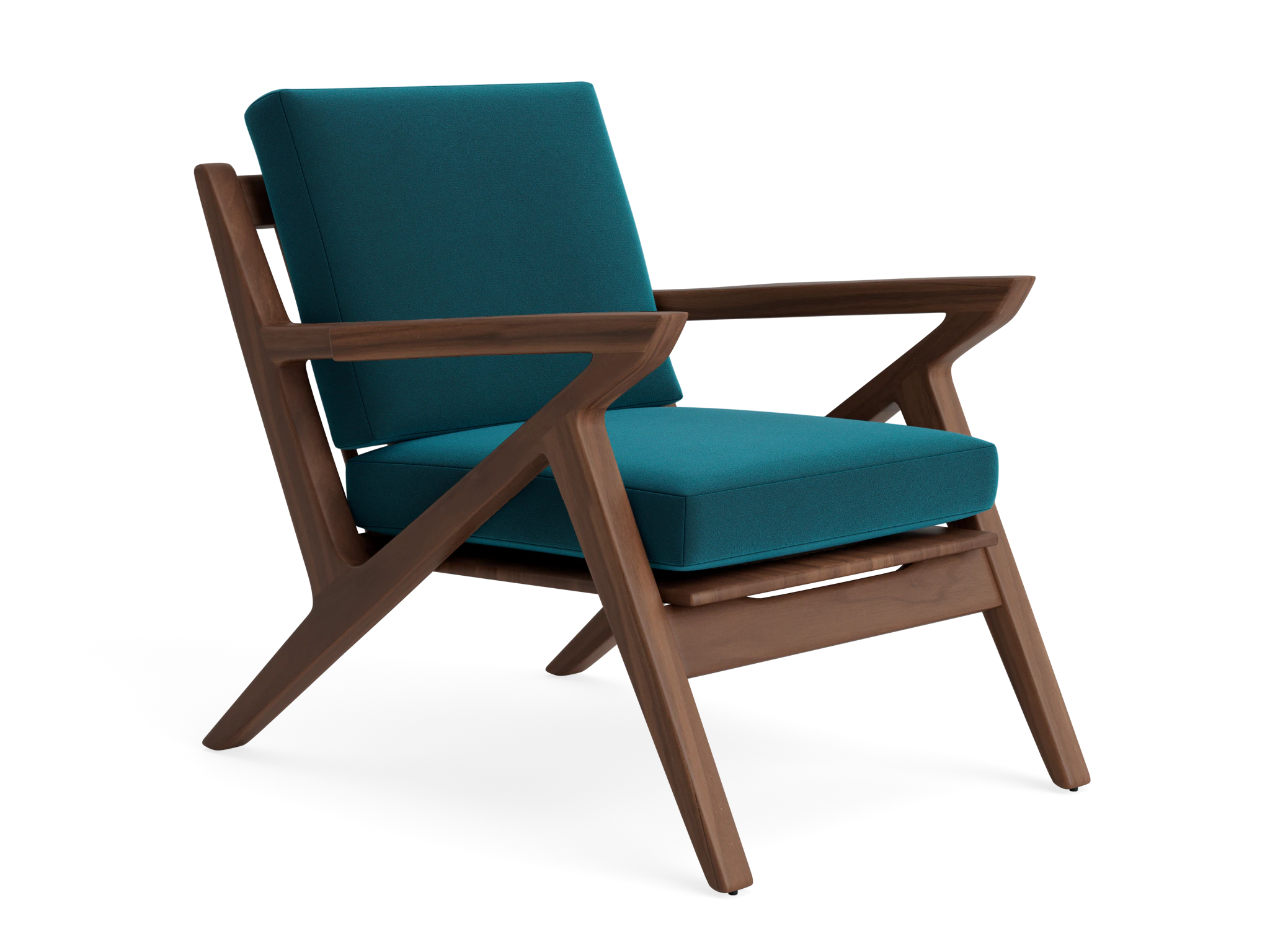 soto concave arm chair royale peacock