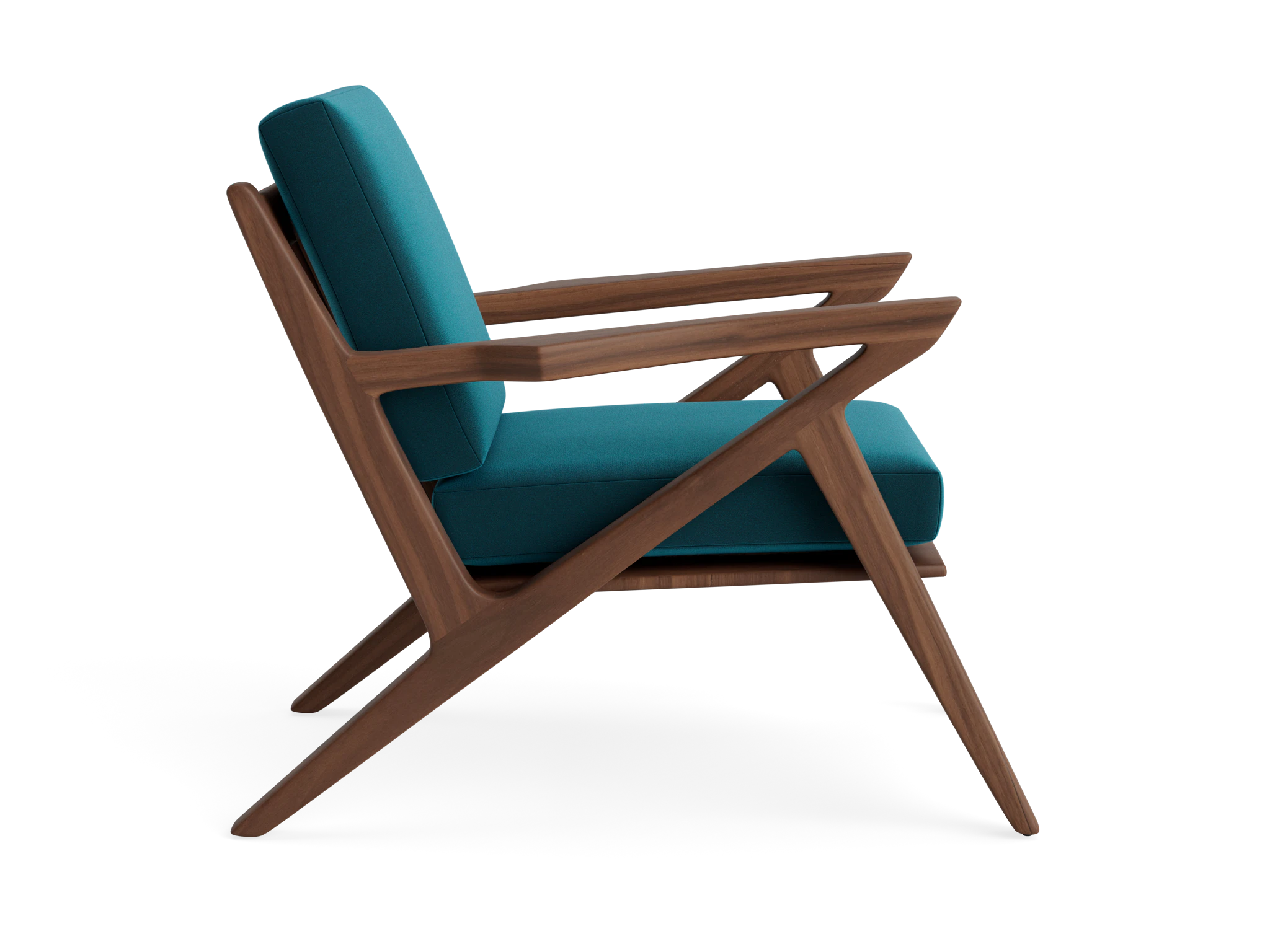 soto concave arm chair royale peacock