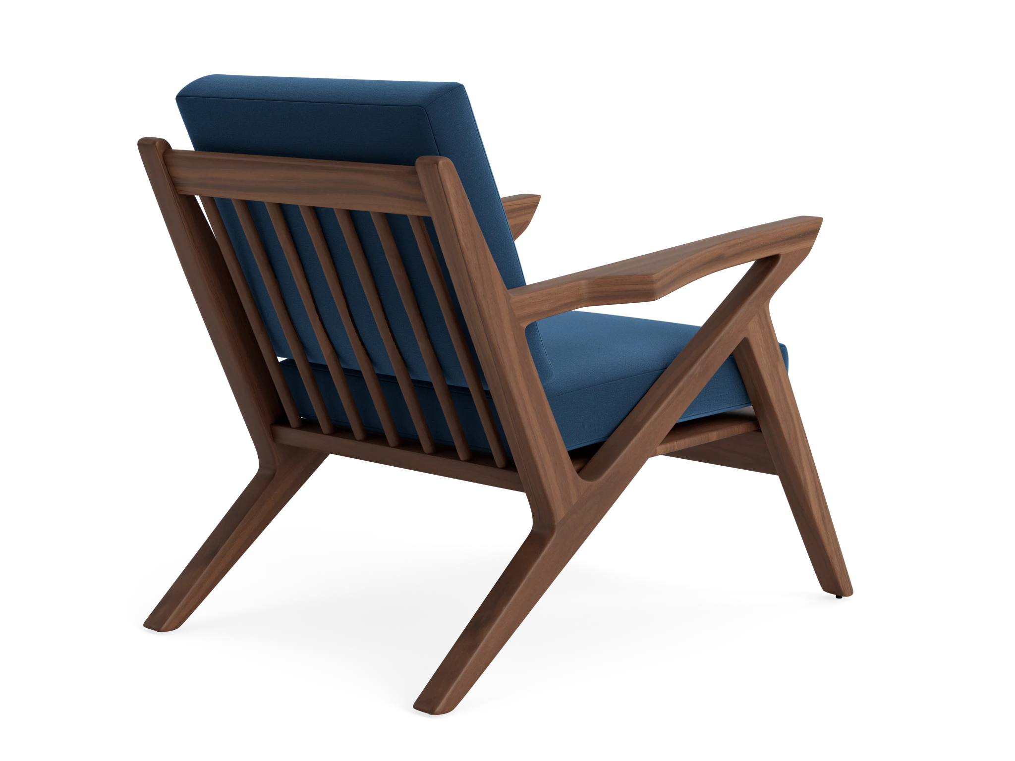 soto concave arm chair royale cobalt