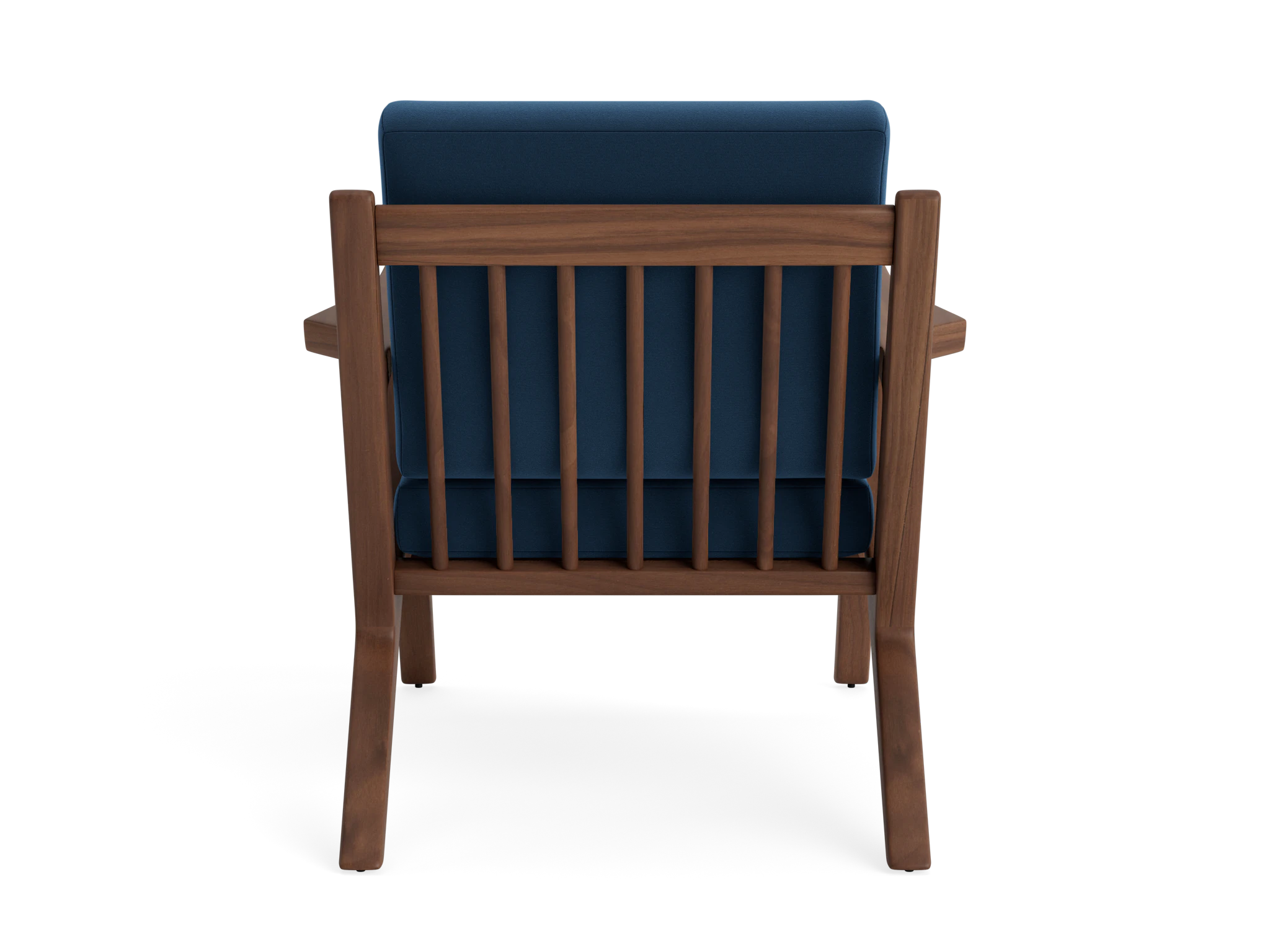 soto concave arm chair royale cobalt