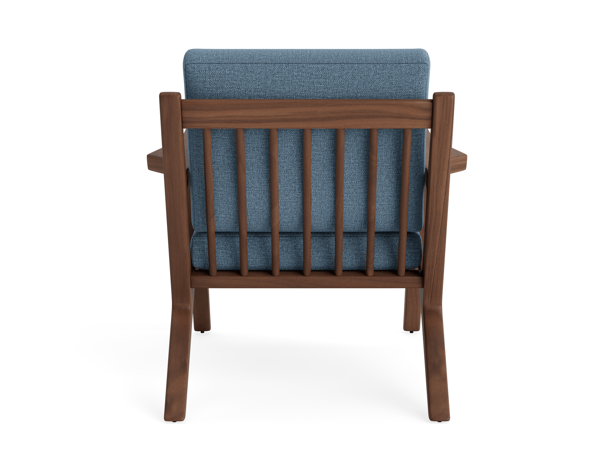 soto concave arm chair milo french blue