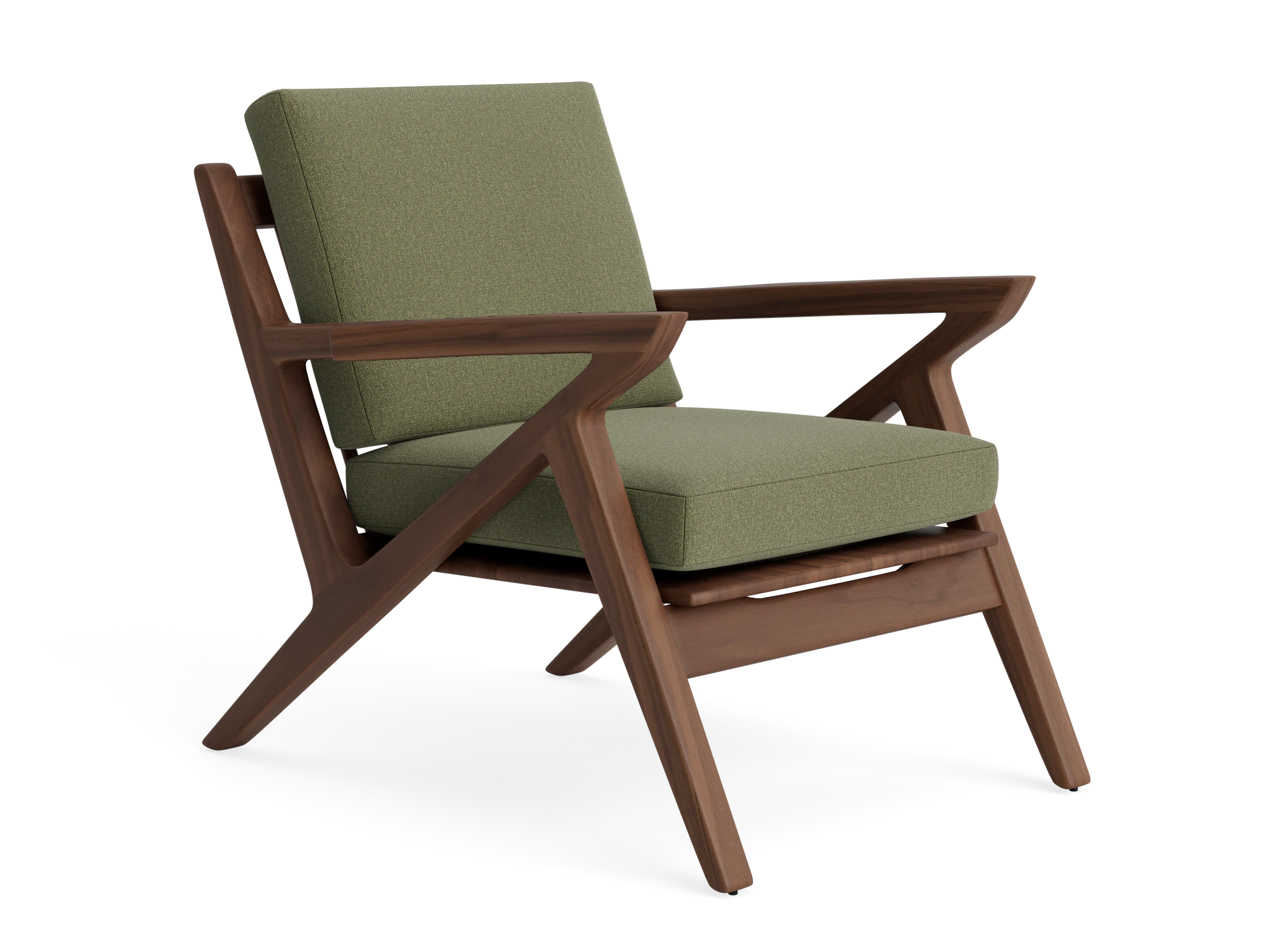 soto concave arm chair faithful olive