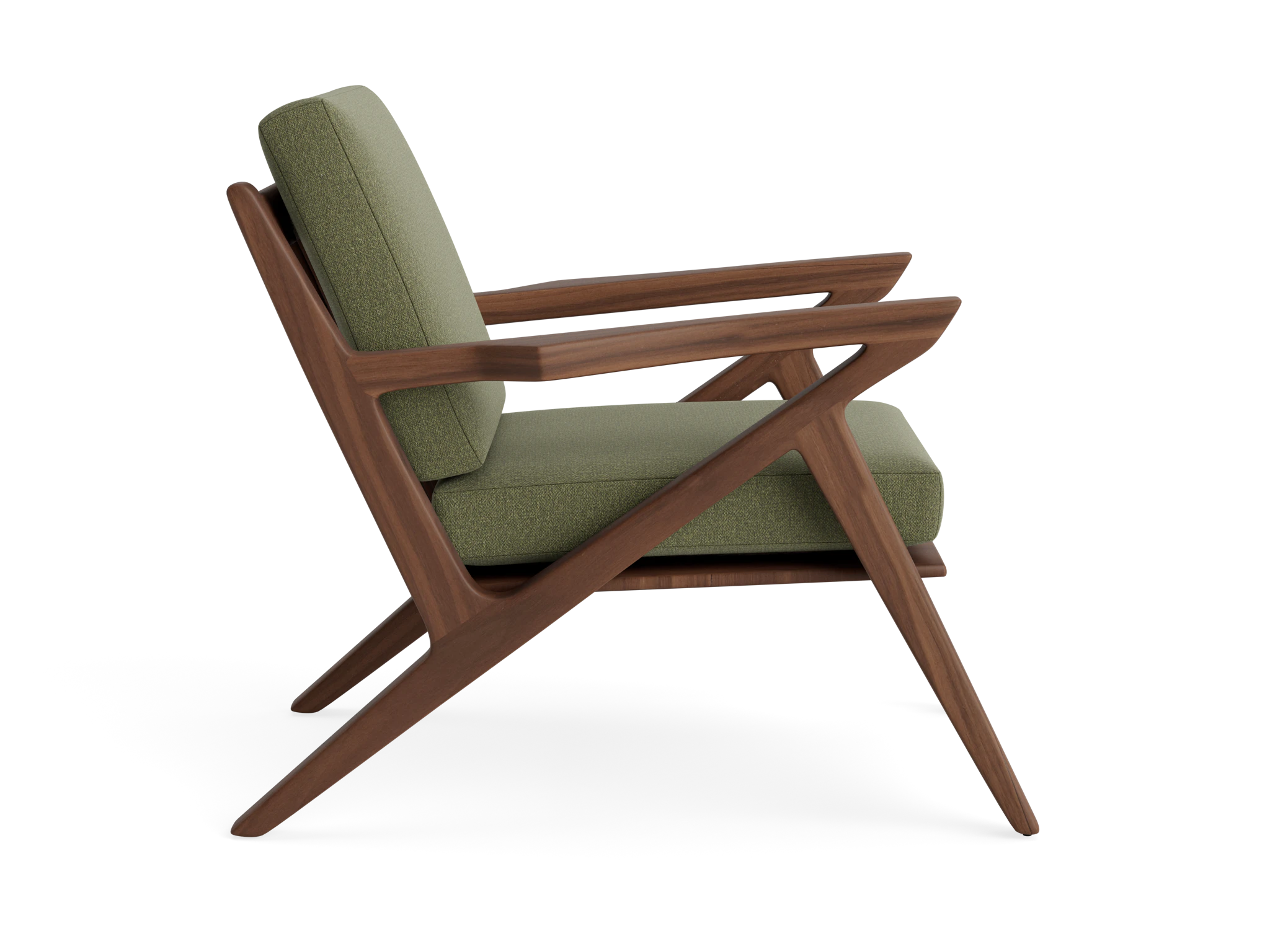soto concave arm chair faithful olive