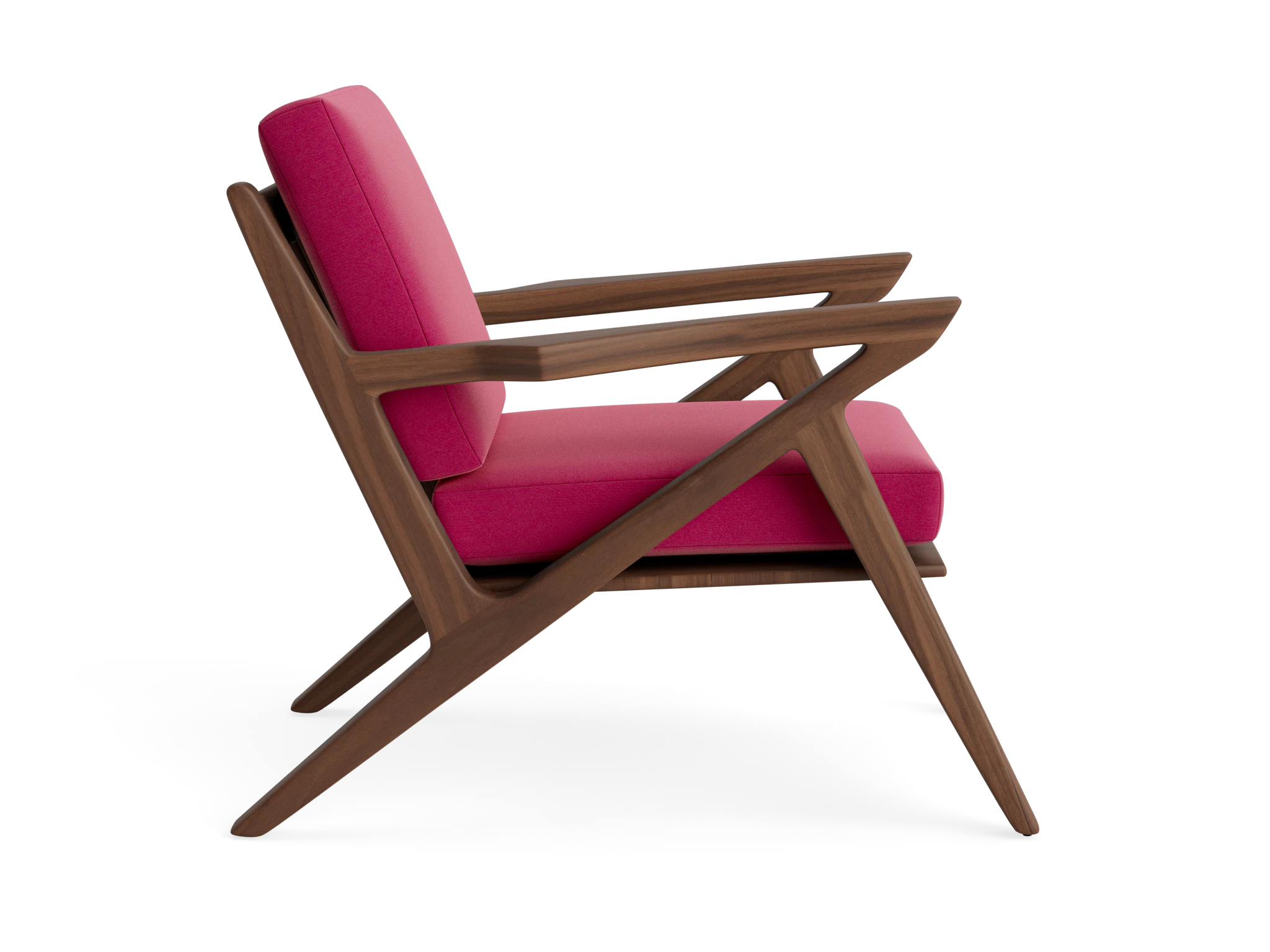 soto concave arm chair royale berry