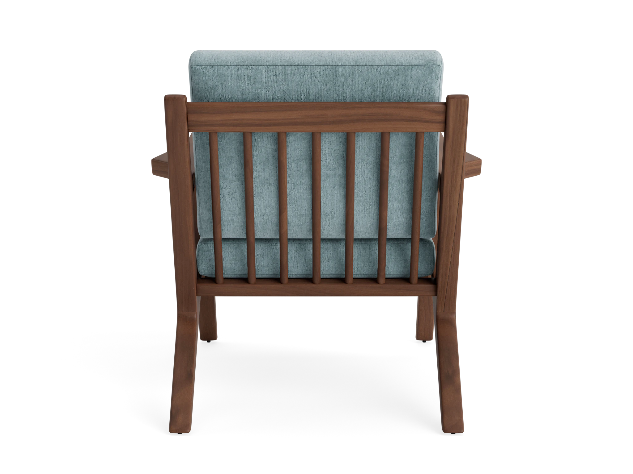 soto concave arm chair plush mist