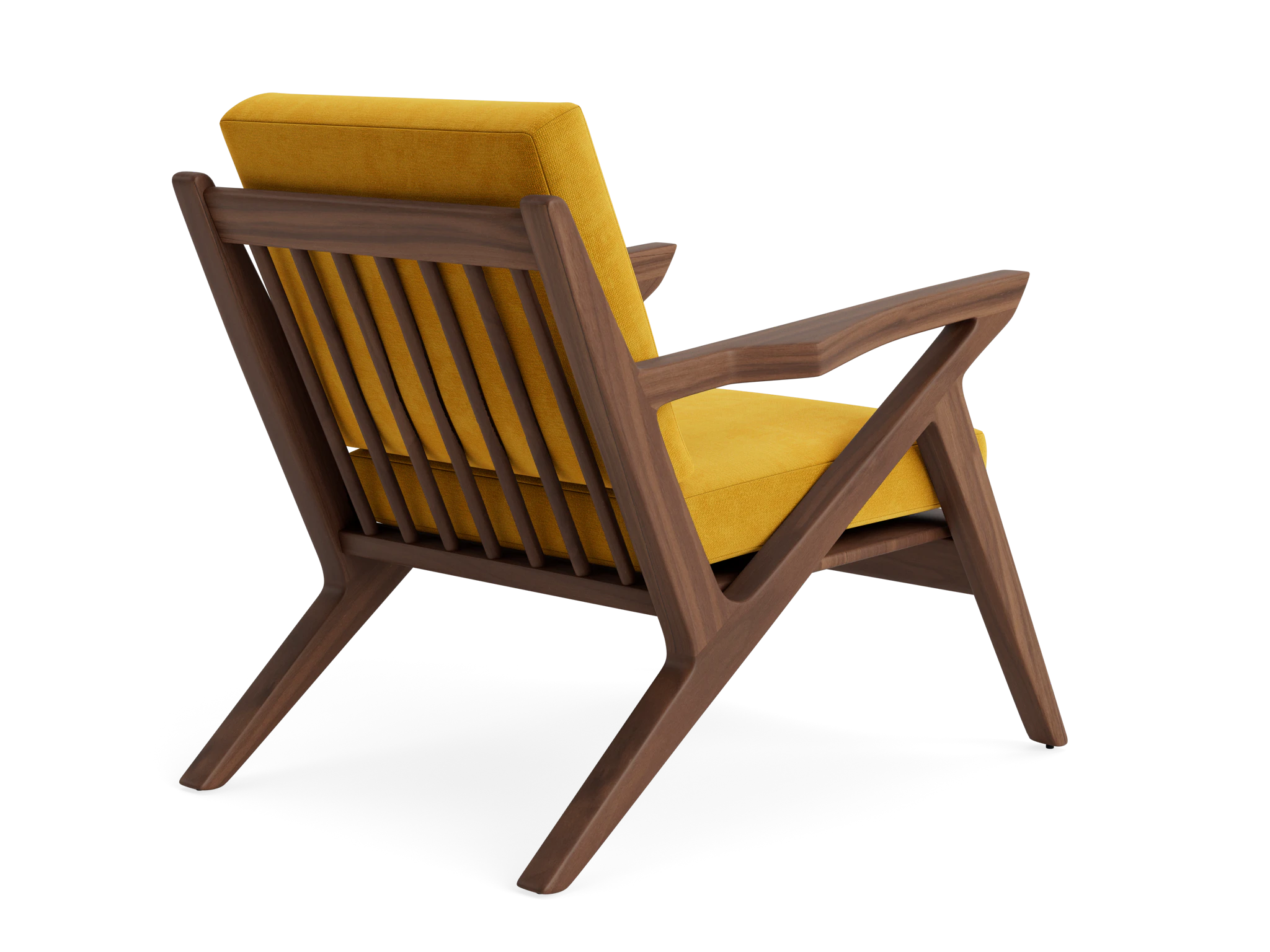 soto concave arm chair harper amber gold