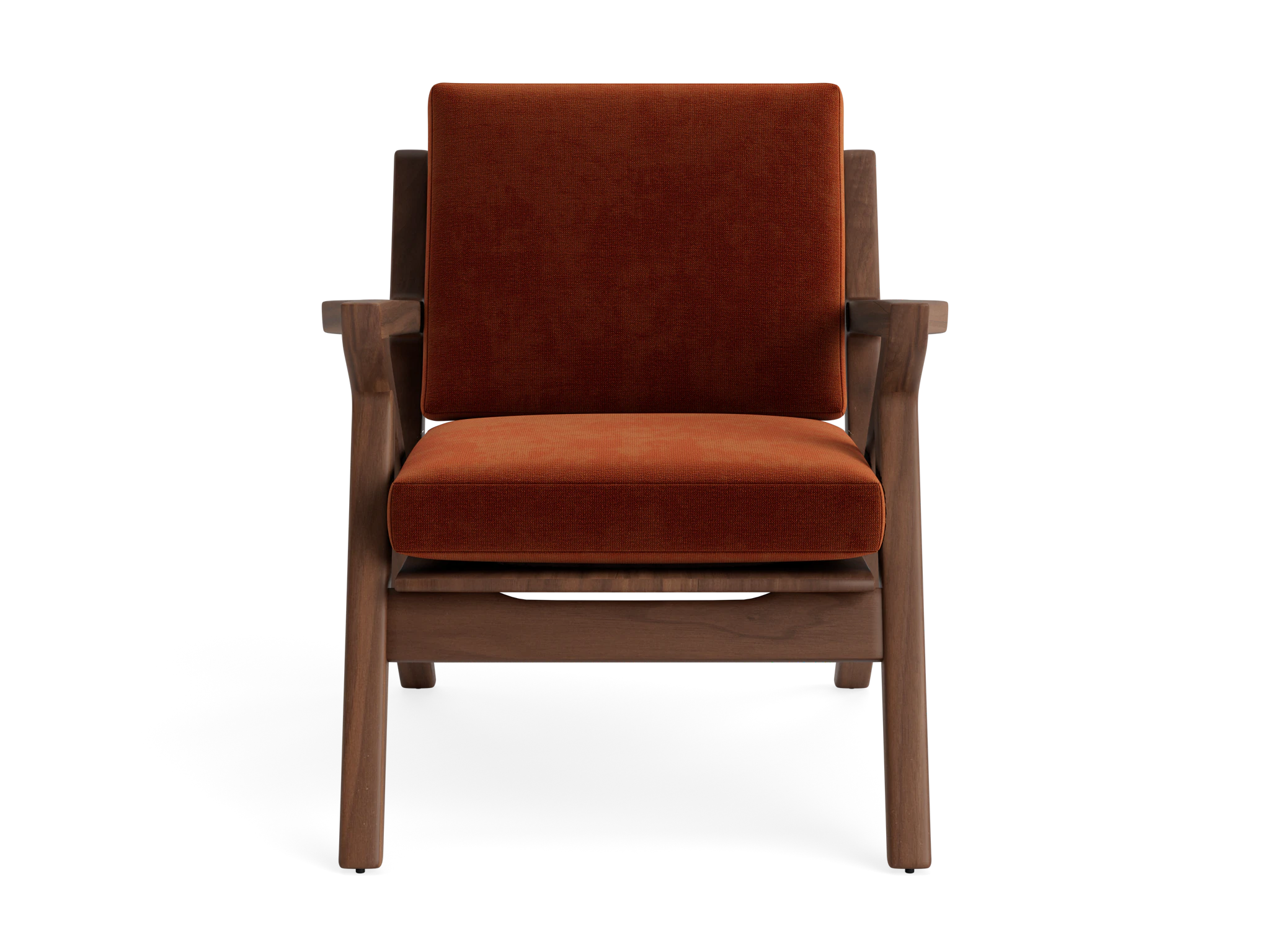 soto concave arm chair harper cinnamon