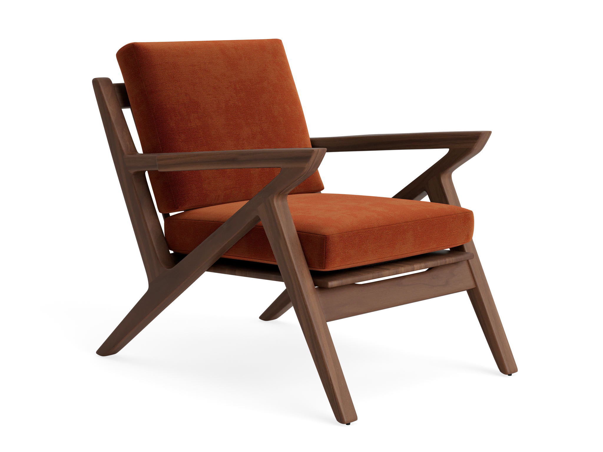 soto concave arm chair harper cinnamon