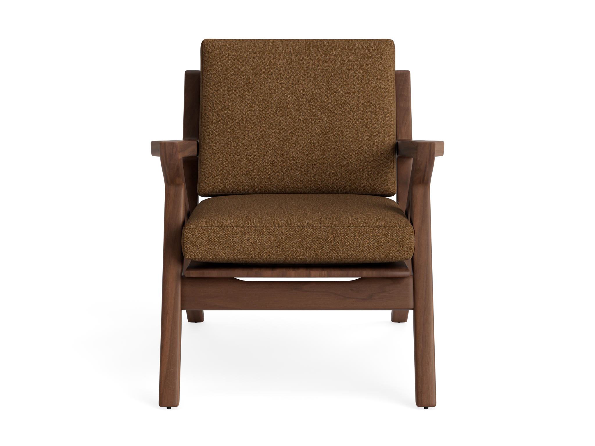 soto concave arm chair faithful mocha