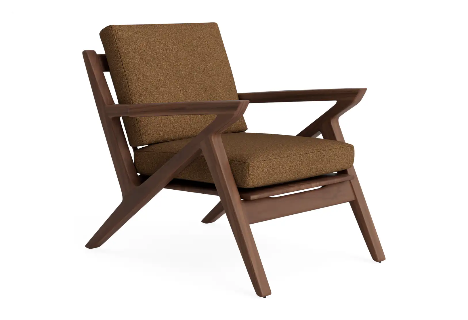 soto concave arm chair faithful mocha