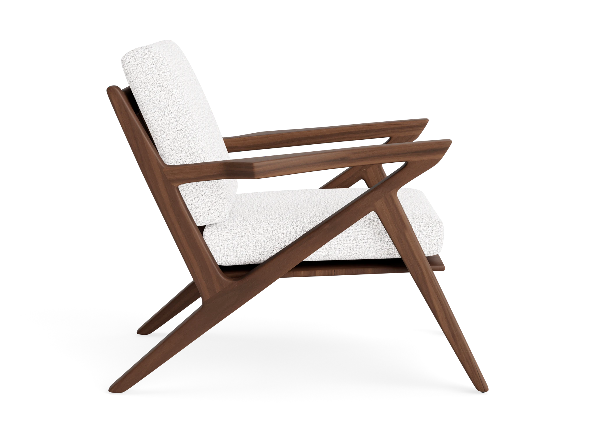 soto concave arm chair karina pantone cloud dancer