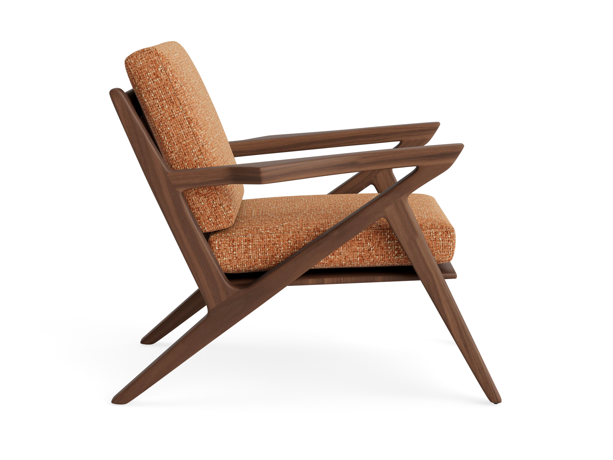 soto concave arm chair bungalow pantone glazed ginger