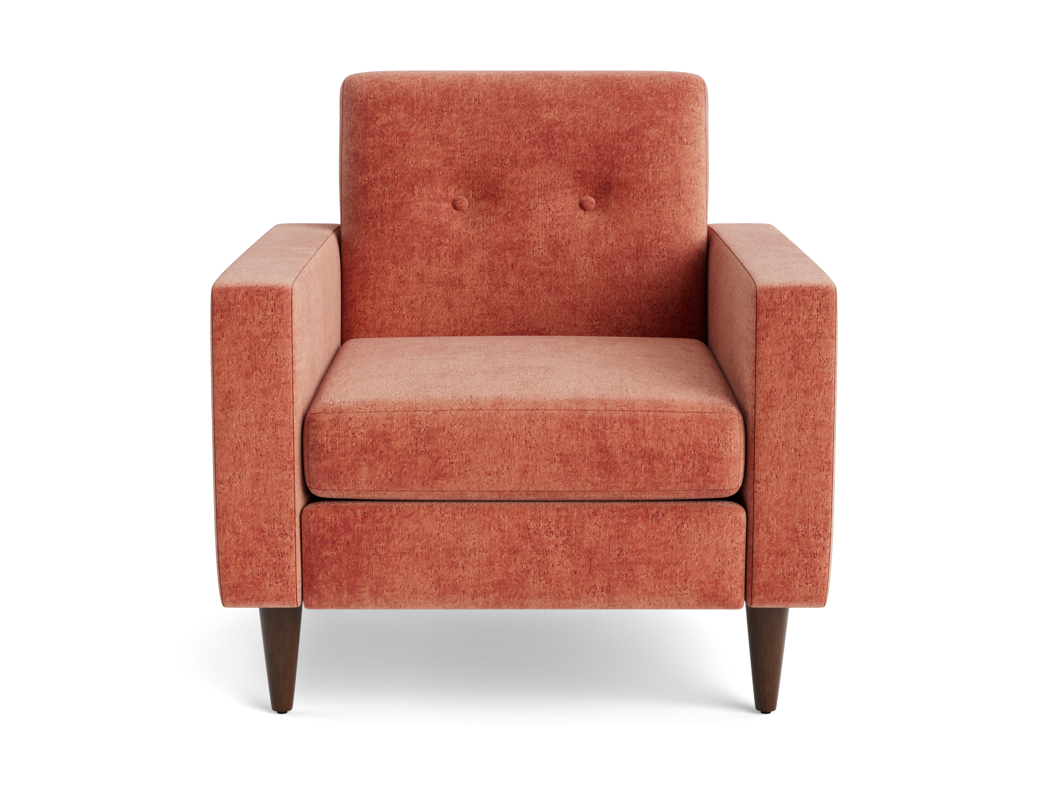 korver apartment chair plush terra rose