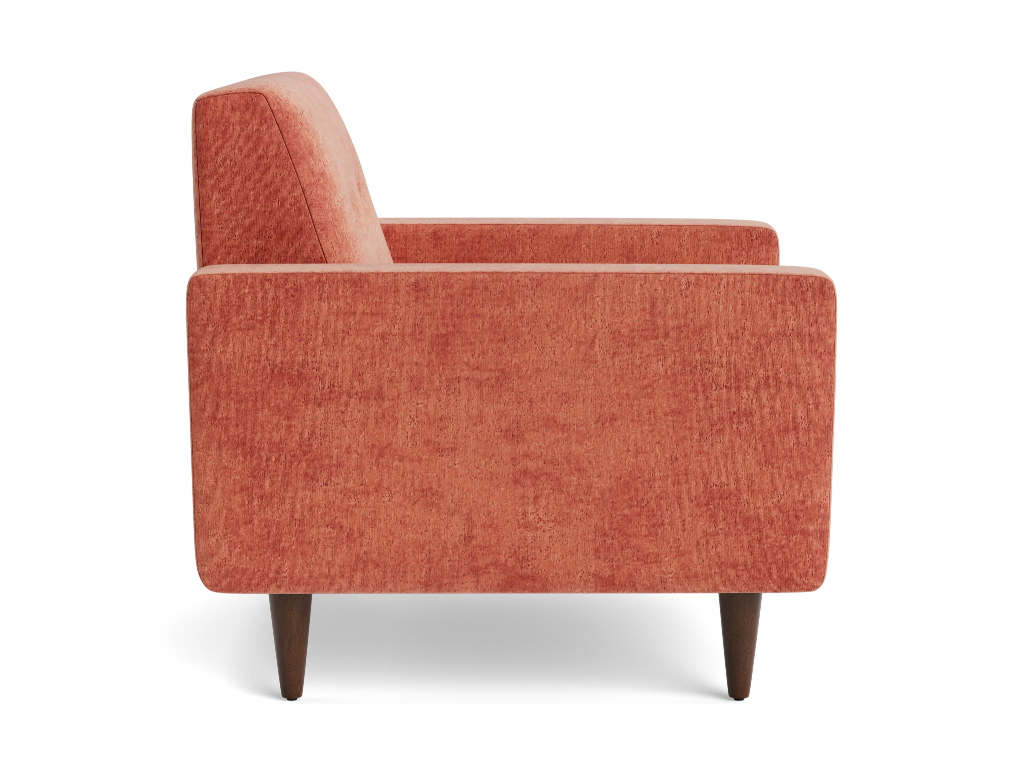 korver apartment chair plush terra rose