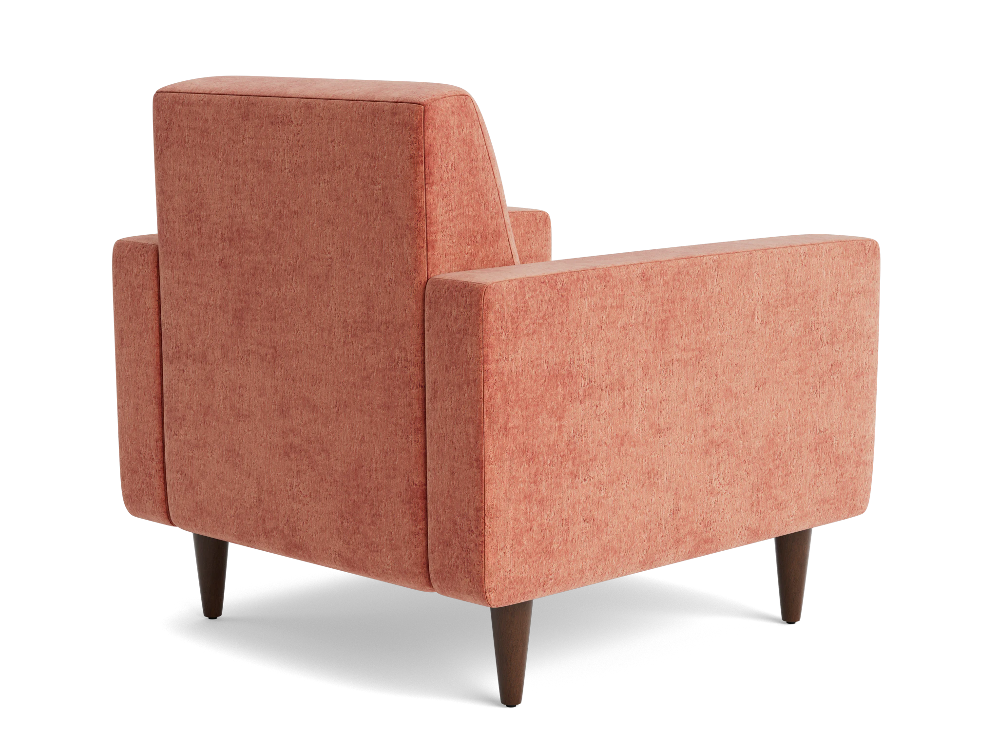 korver apartment chair plush terra rose