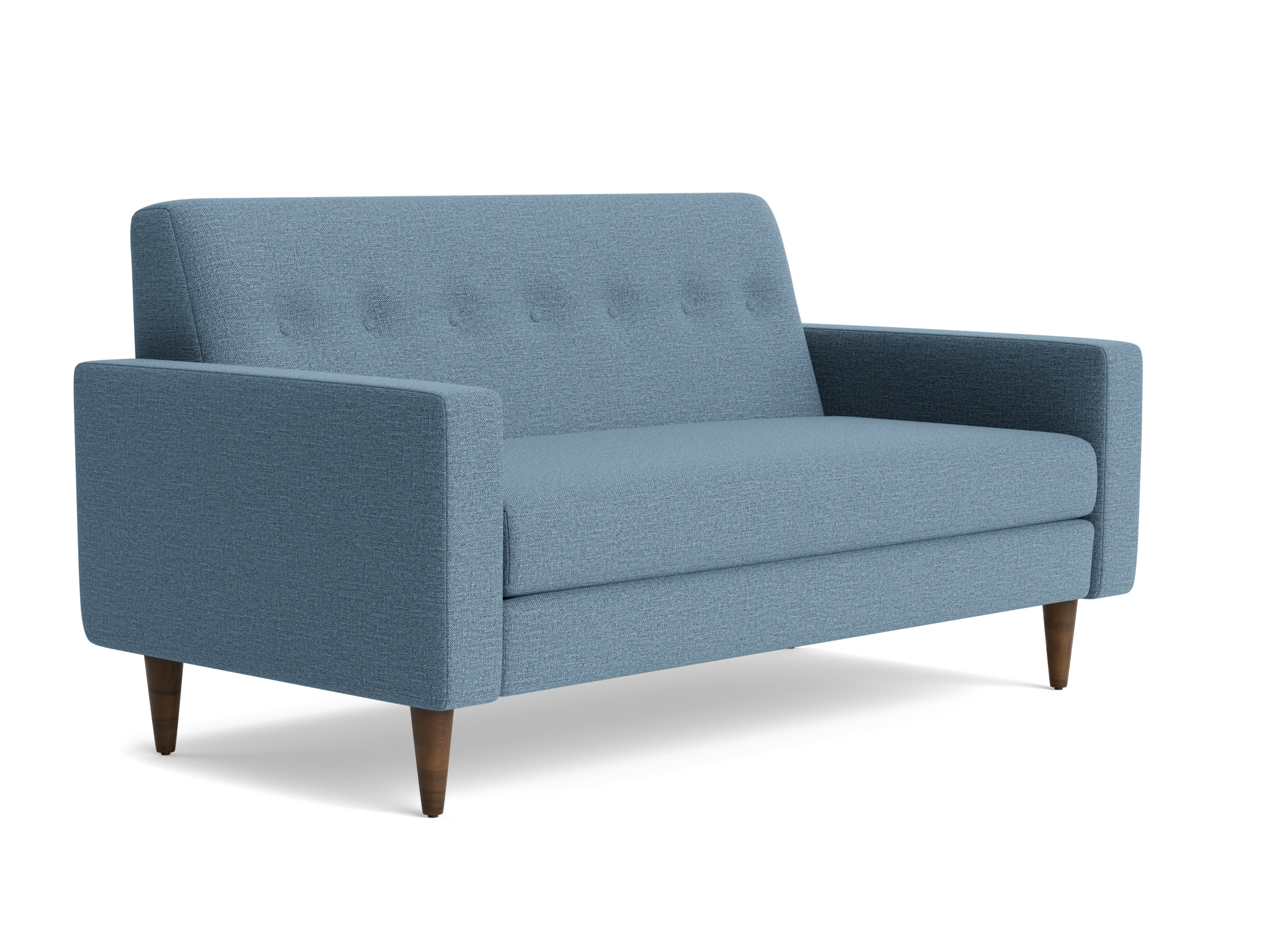 korver apartment sofa milo french blue