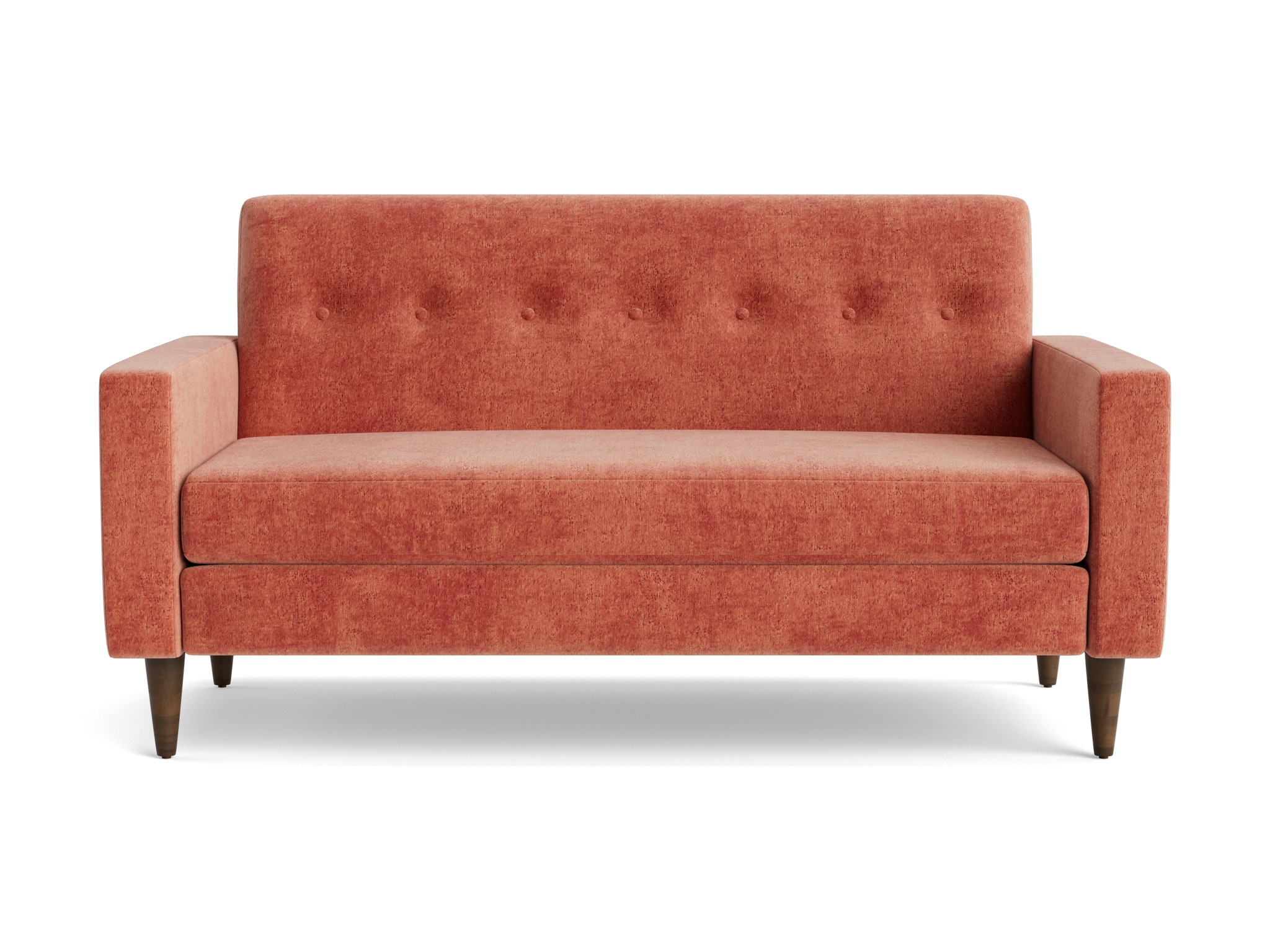 korver apartment sofa plush terra rose