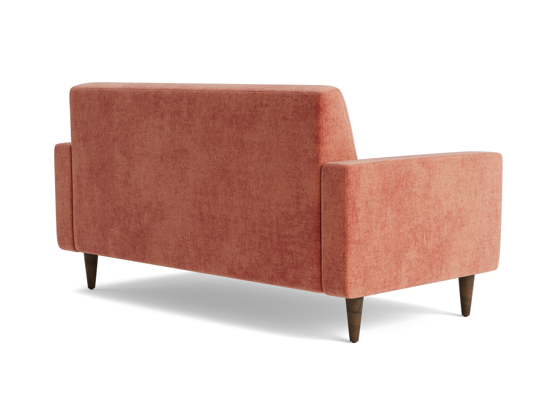 korver apartment sofa plush terra rose