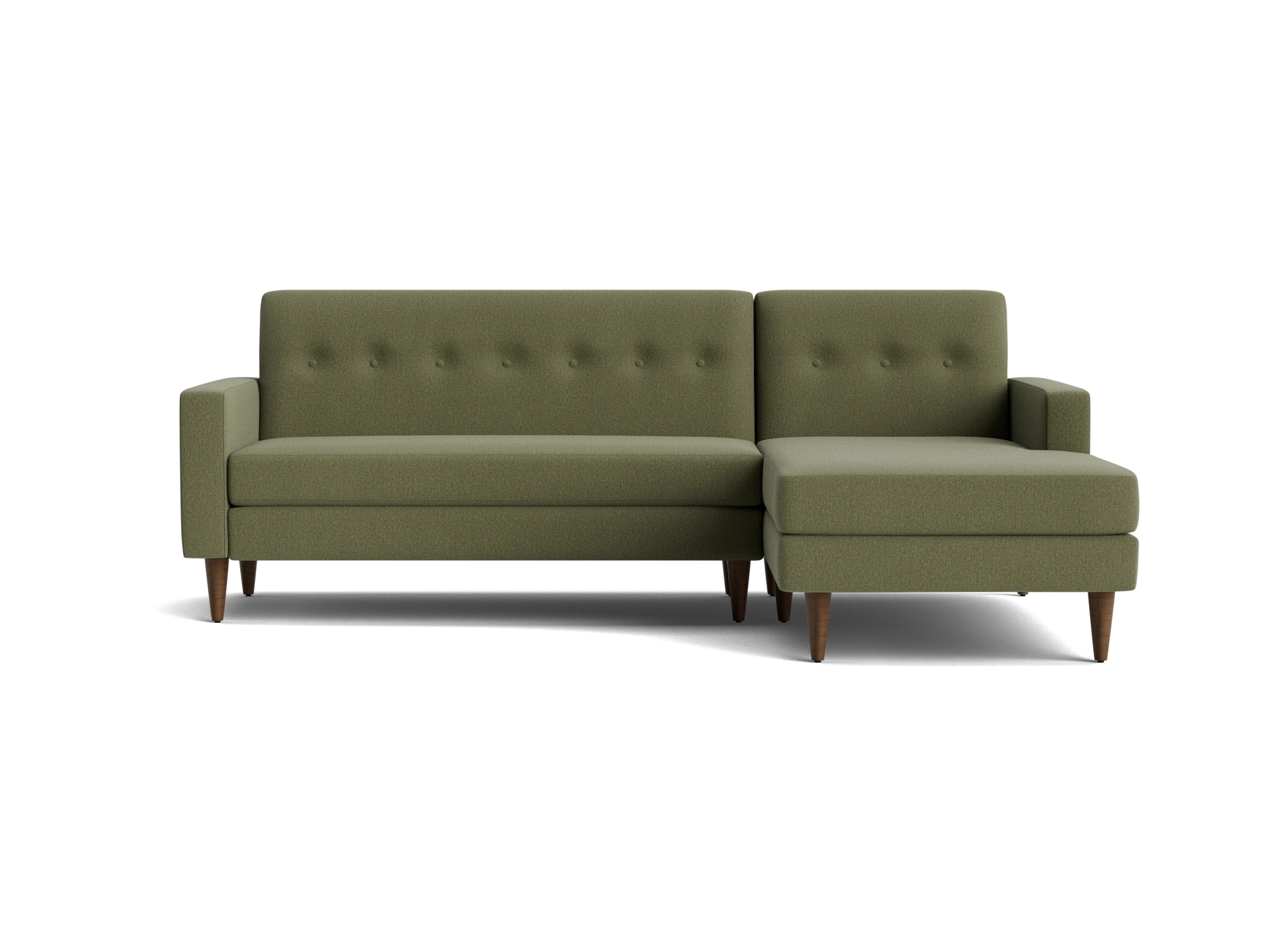 korver apartment sectional faithful olive