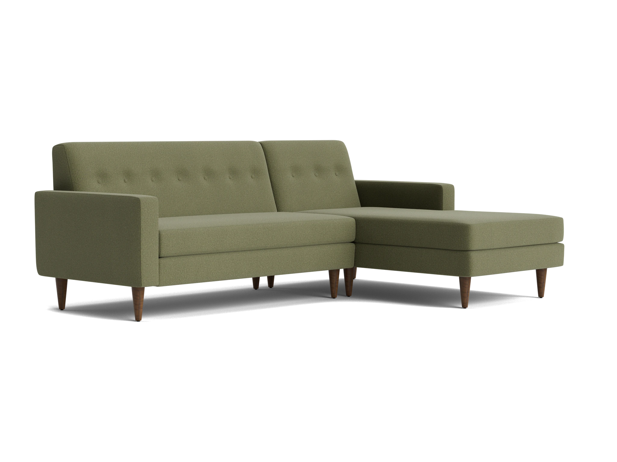 korver apartment sectional faithful olive