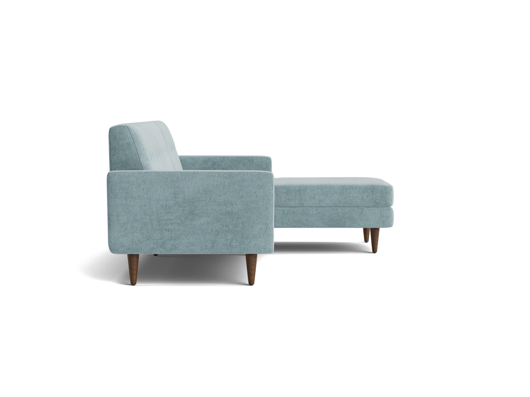 korver apartment sectional plush mist