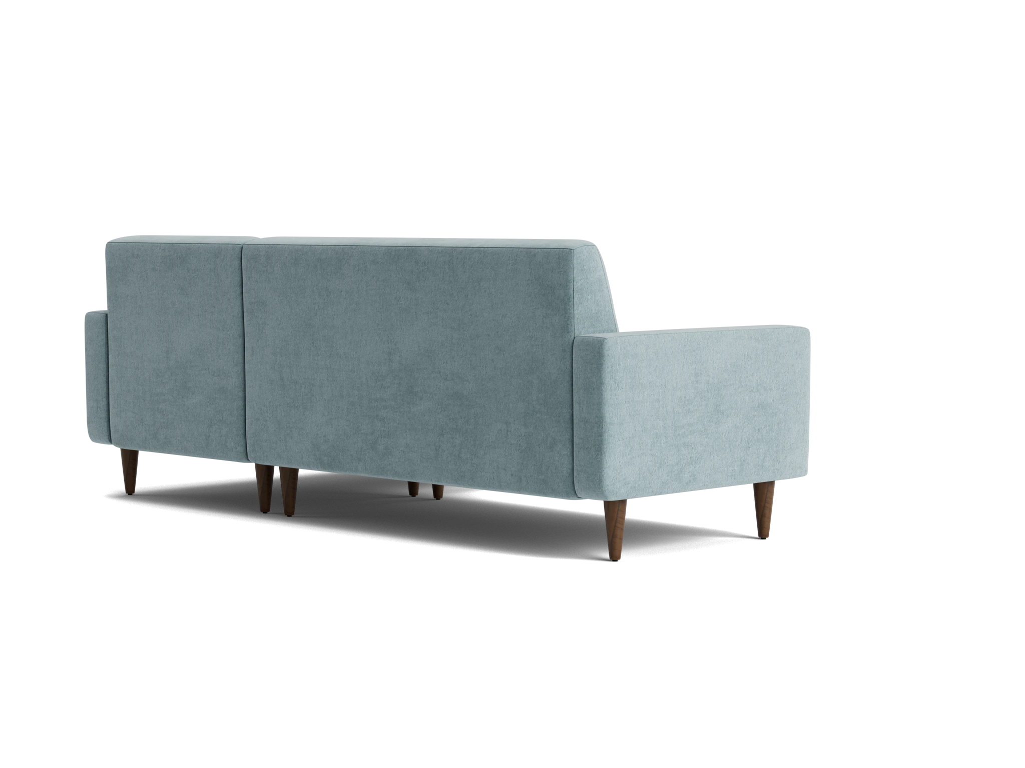 korver apartment sectional plush mist