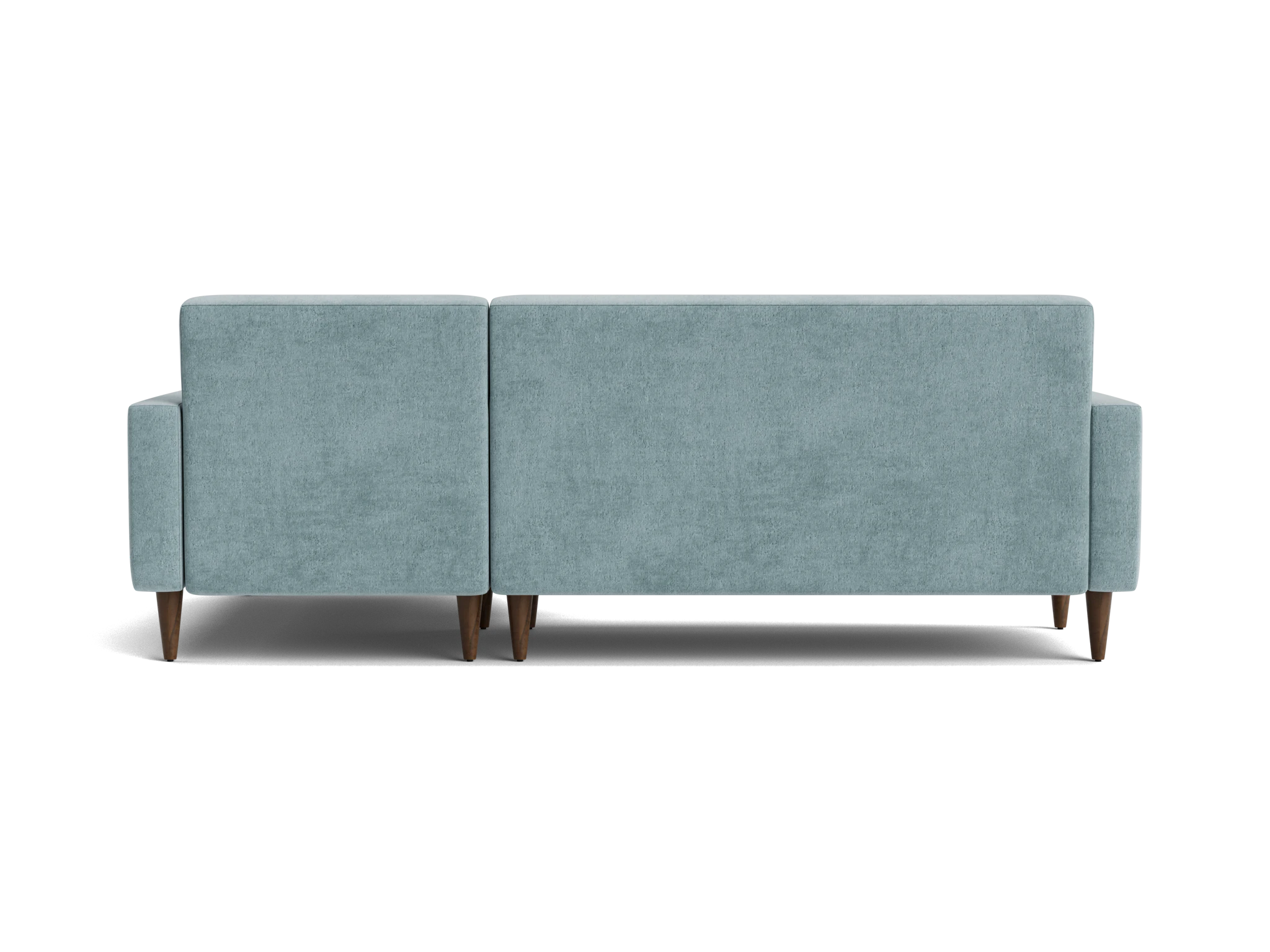korver apartment sectional plush mist