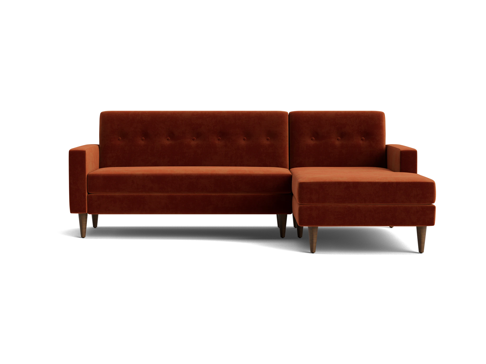 korver apartment sectional harper cinnamon