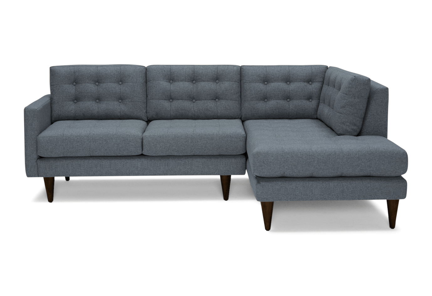 eliot apartment sectional with bumper dawson slate