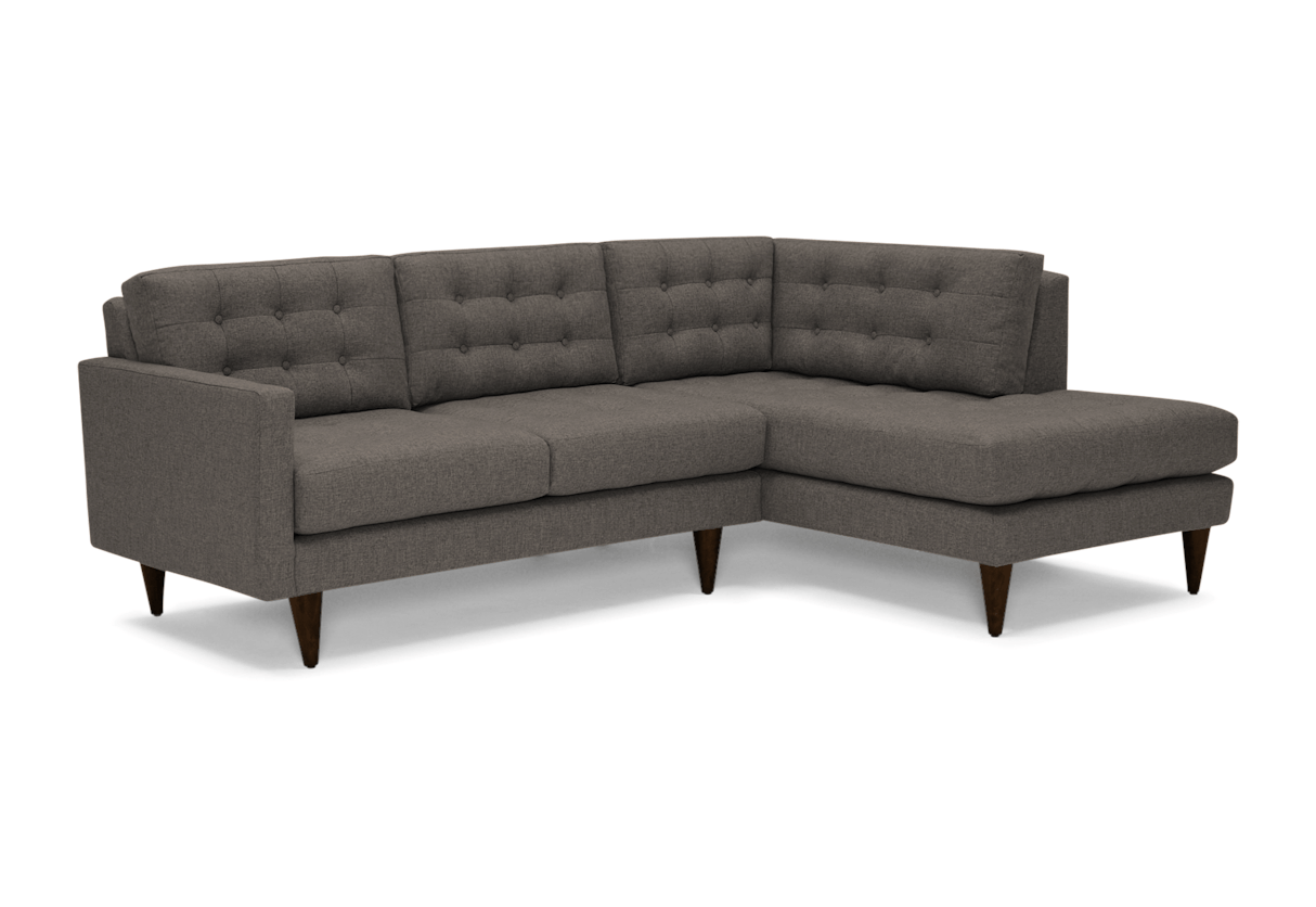 eliot apartment sectional with bumper cody slate