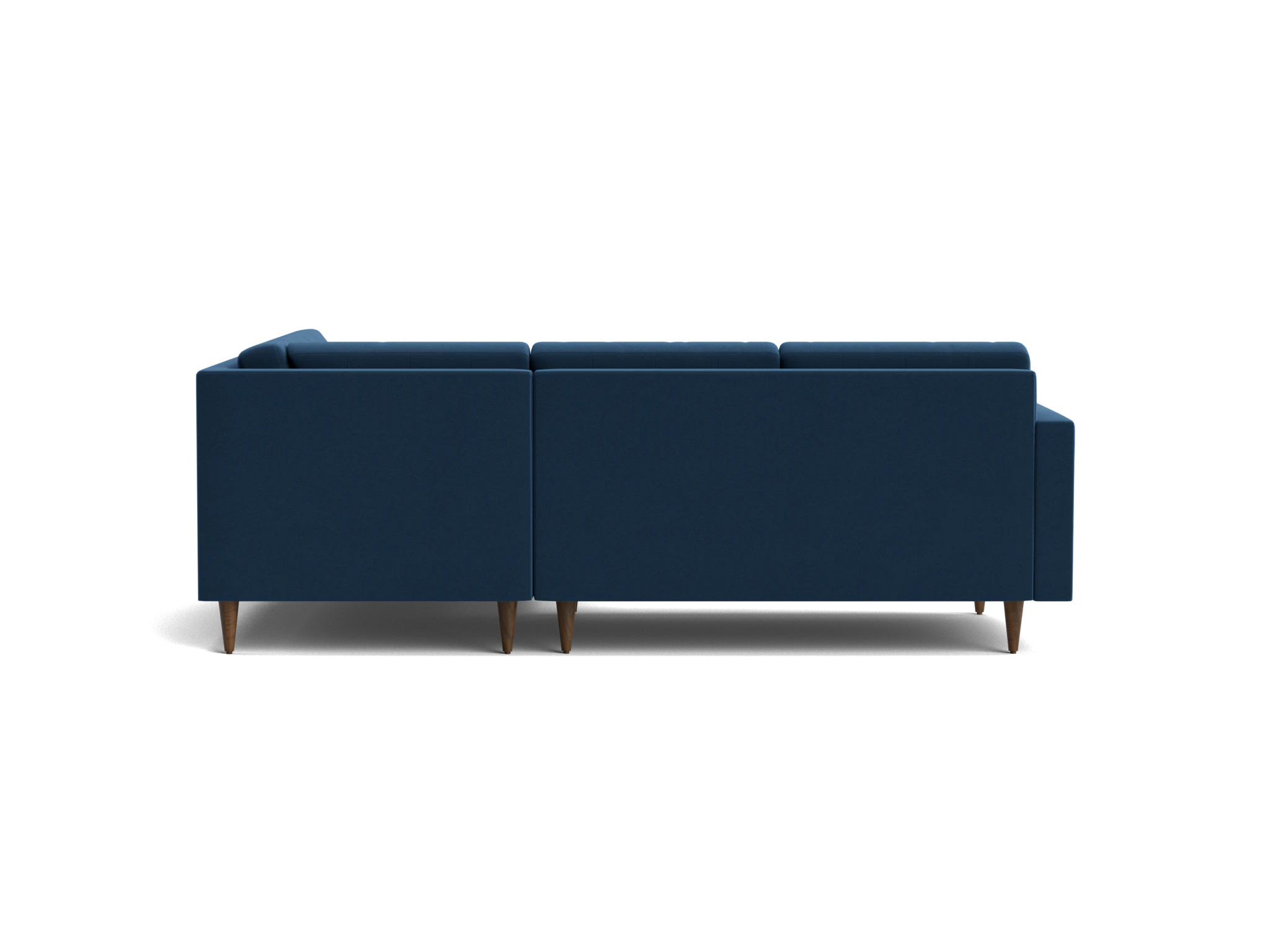 eliot apartment sectional with bumper royale cobalt