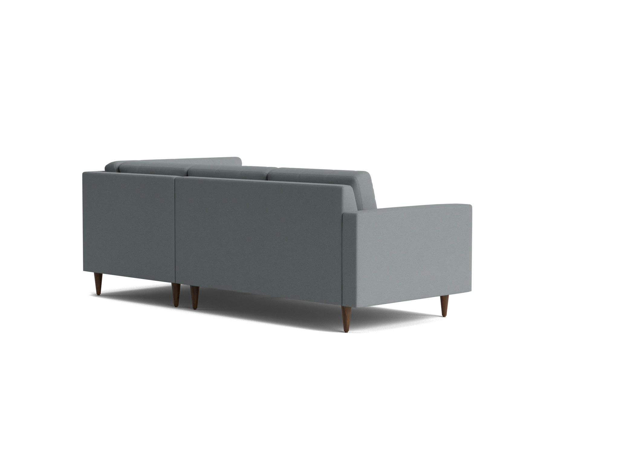 eliot apartment sectional with bumper royale ash
