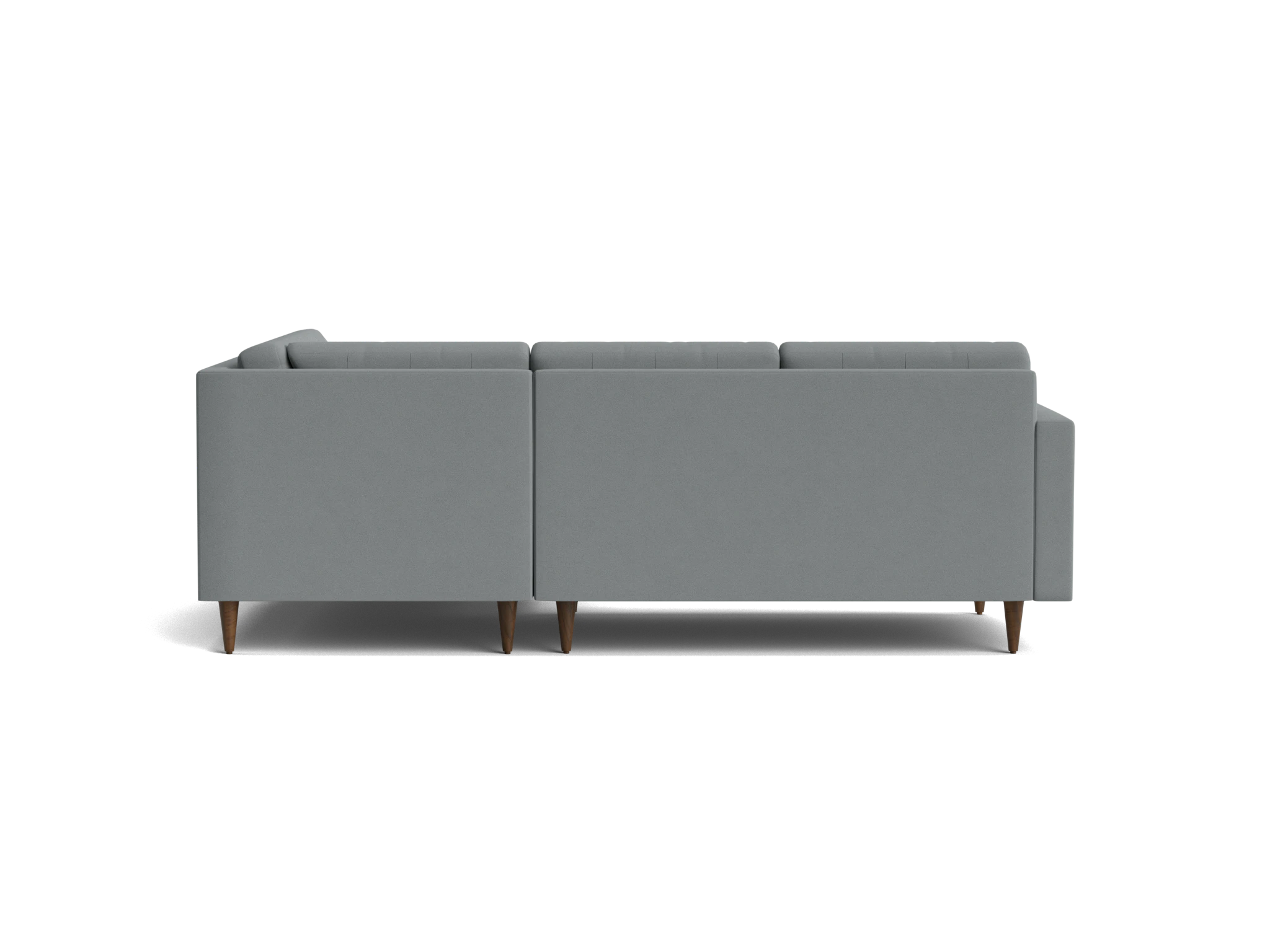eliot apartment sectional with bumper royale ash