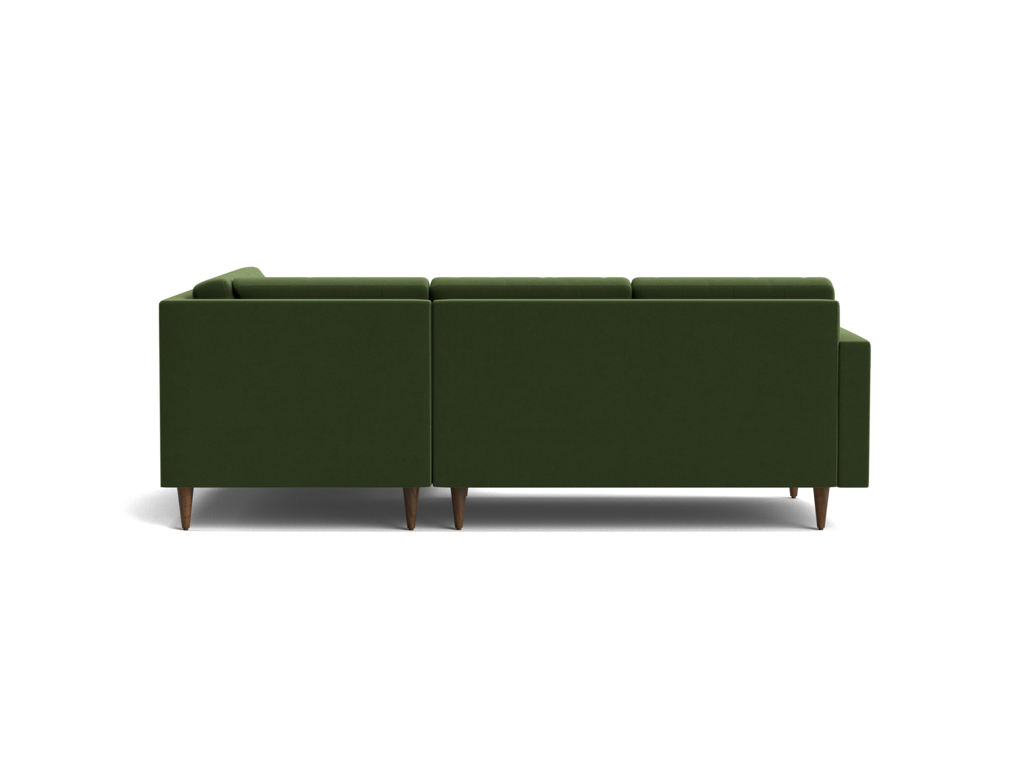 eliot apartment sectional with bumper royale forest
