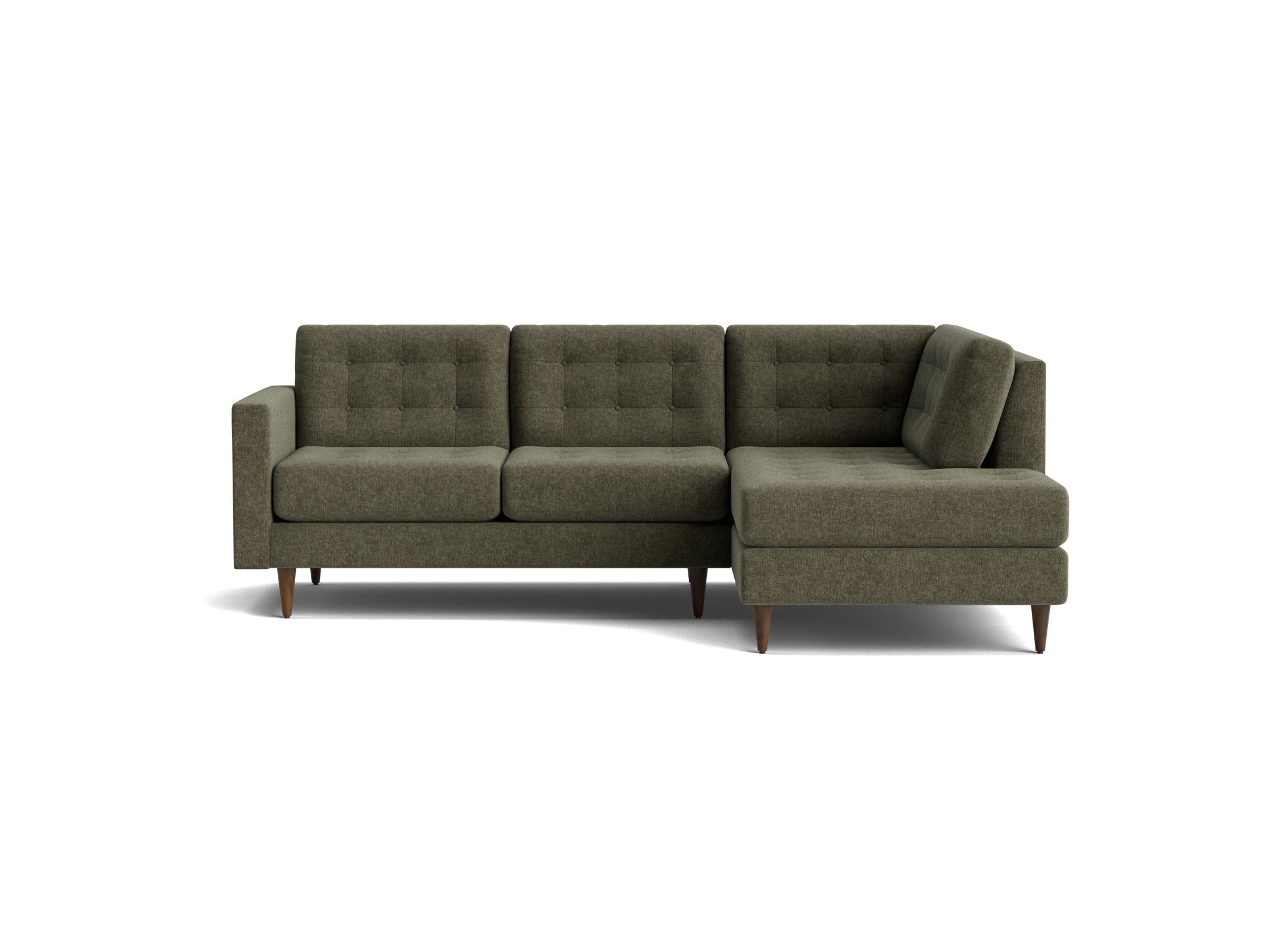 eliot apartment sectional with bumper kenley spruce