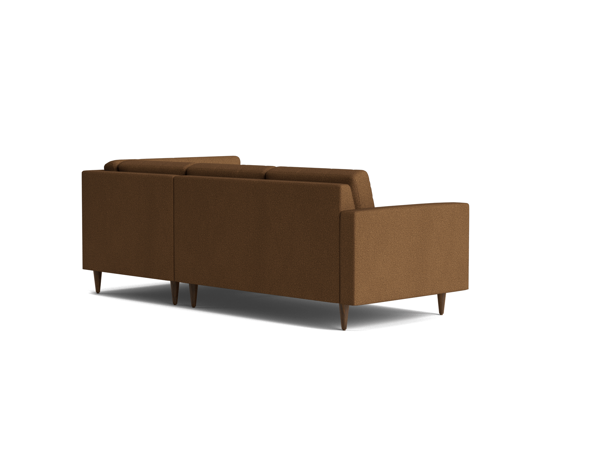 eliot apartment sectional with bumper faithful mocha