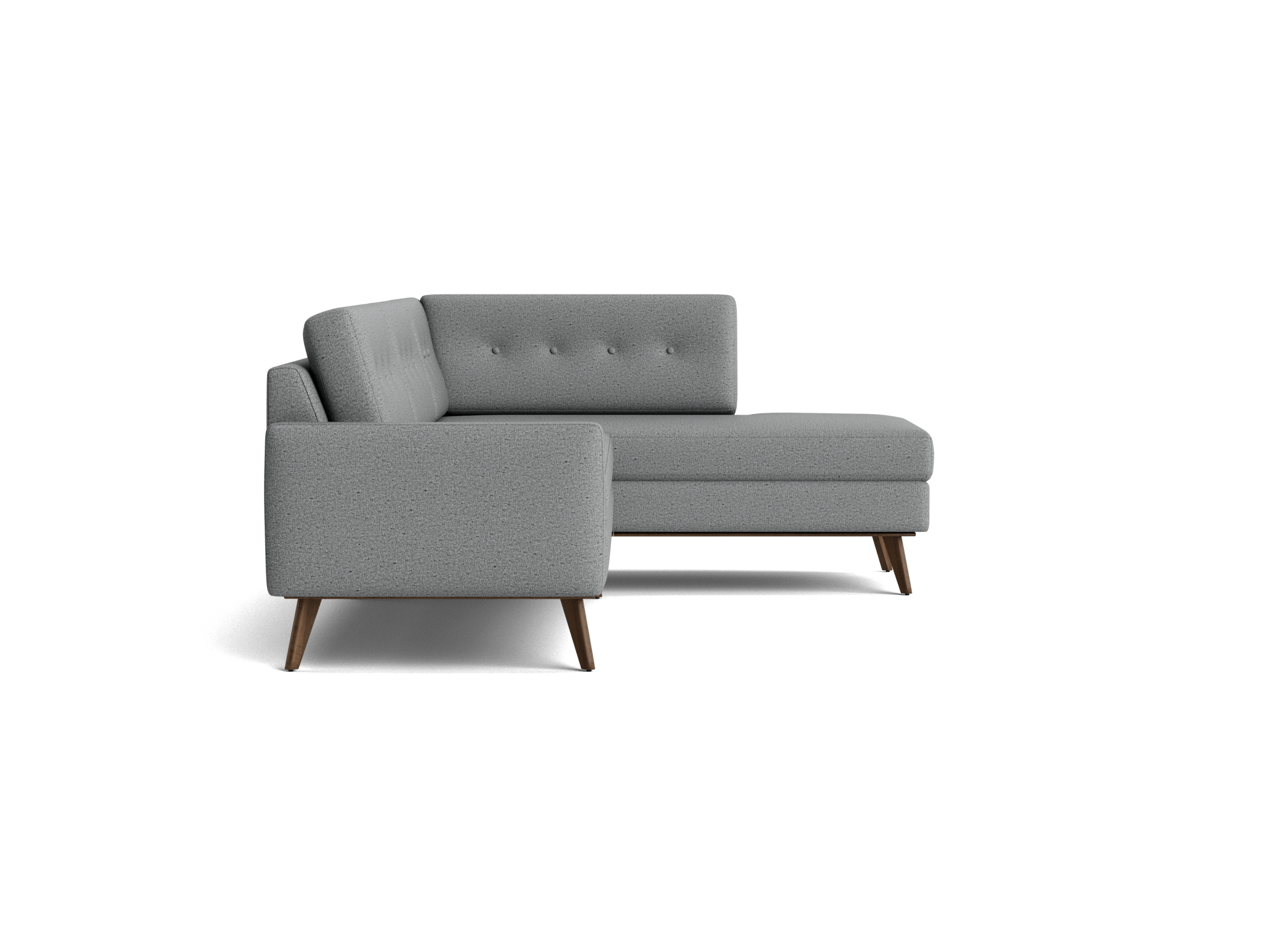 hopson apartment sectional with bumper essence ash