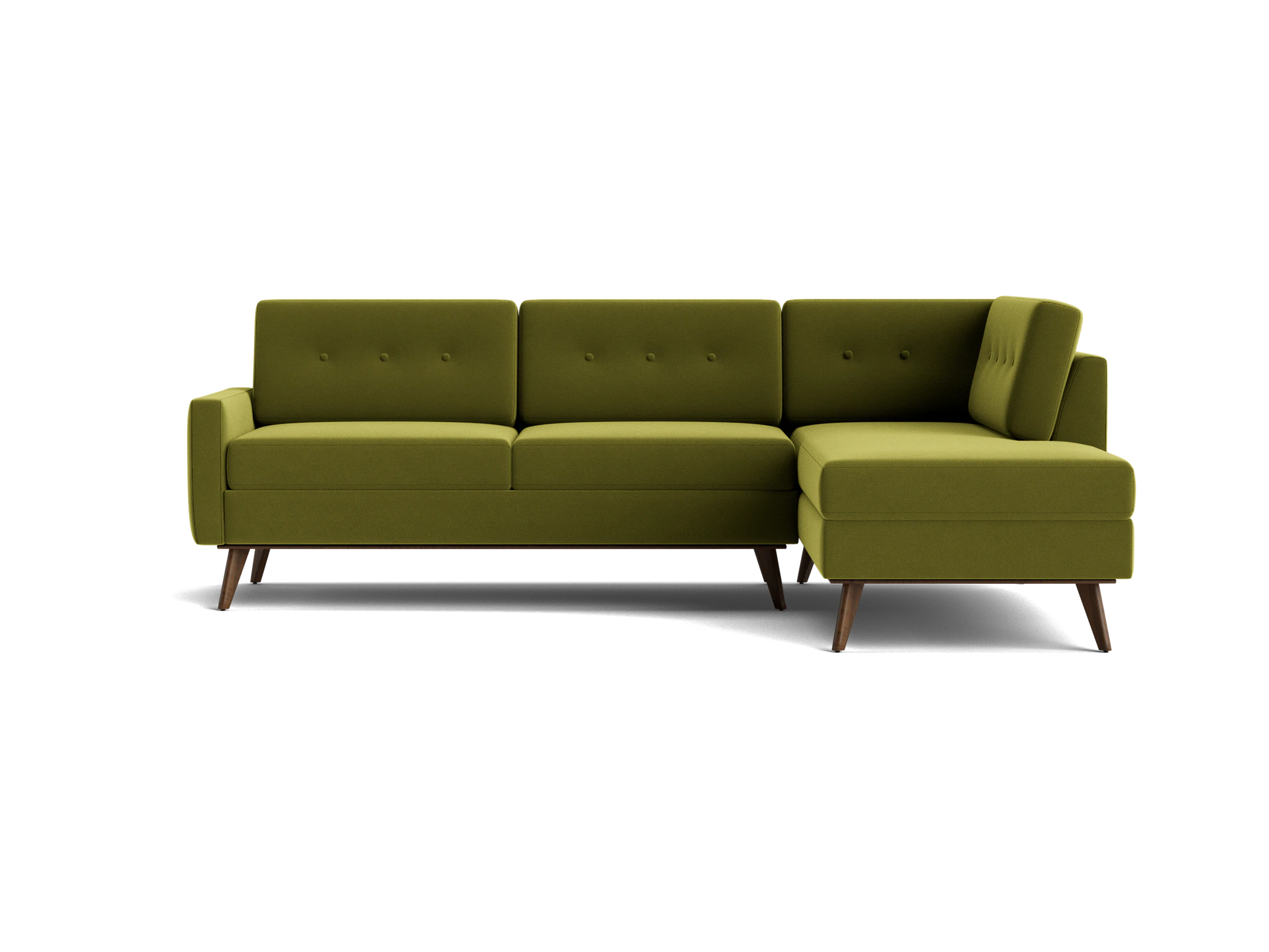 hopson apartment sectional with bumper royale apple