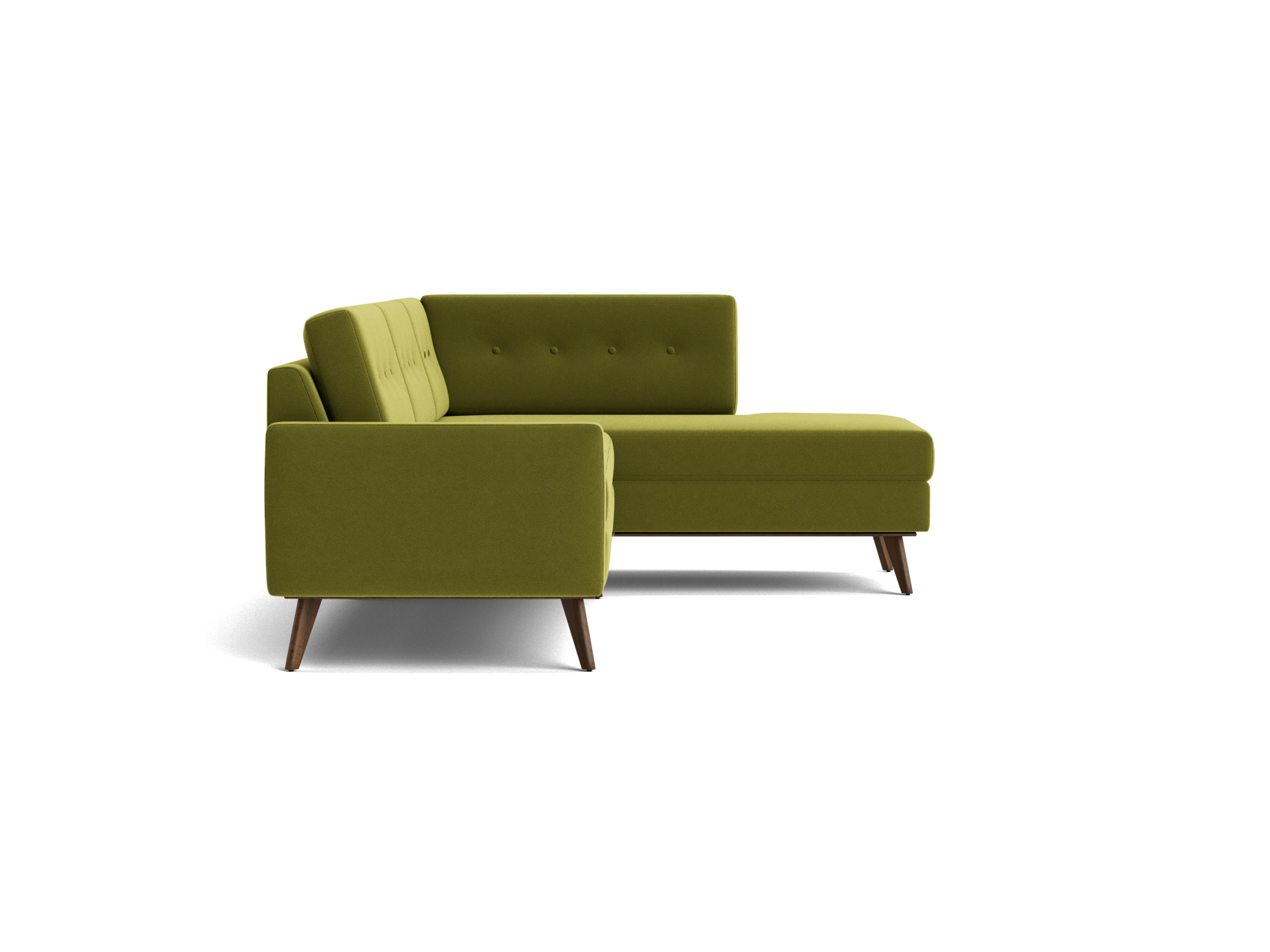 hopson apartment sectional with bumper royale apple