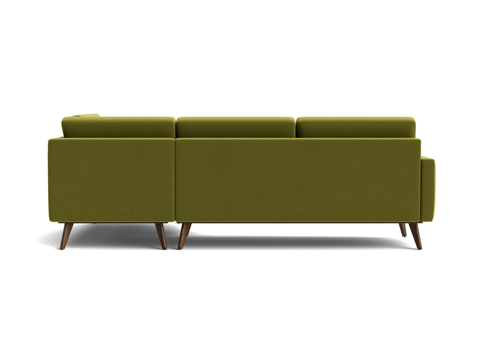 hopson apartment sectional with bumper royale apple